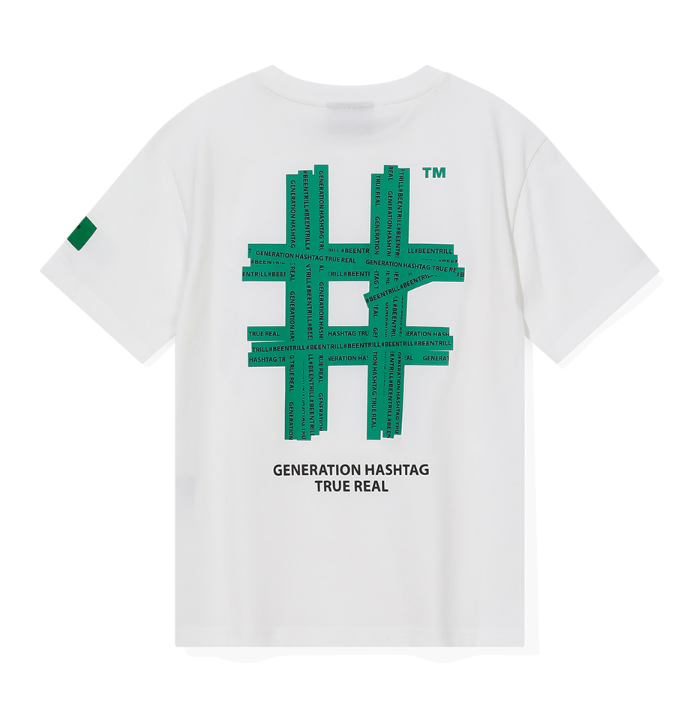 【直播】BEENTRILL LX0415608 女裝綠LOGO短袖上衣 (BA262TS502)