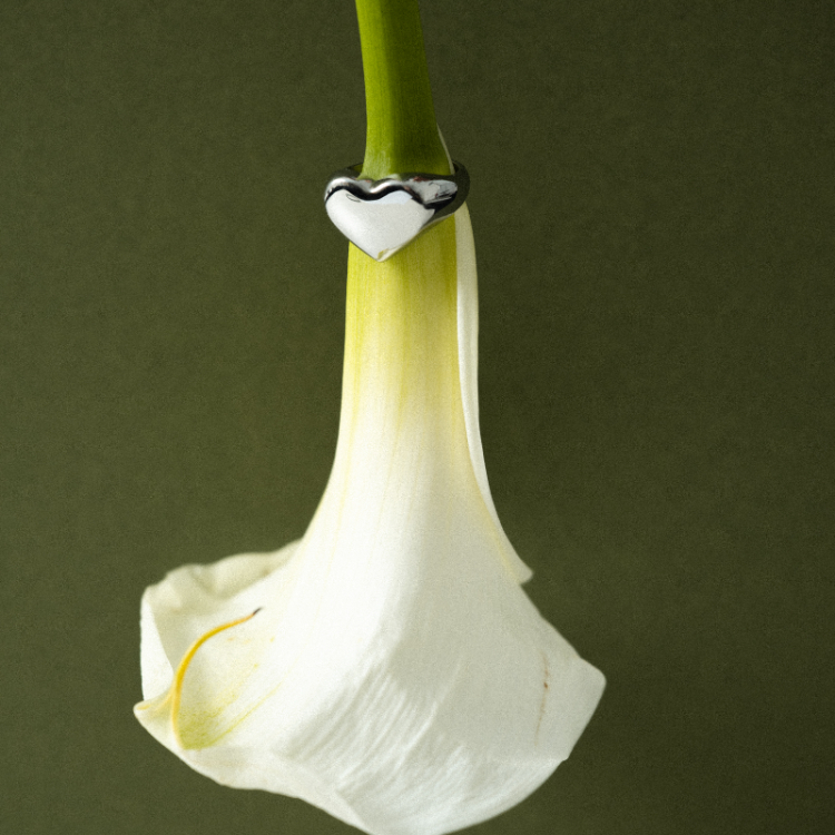 OUS Bloom Heart 愛心印戒