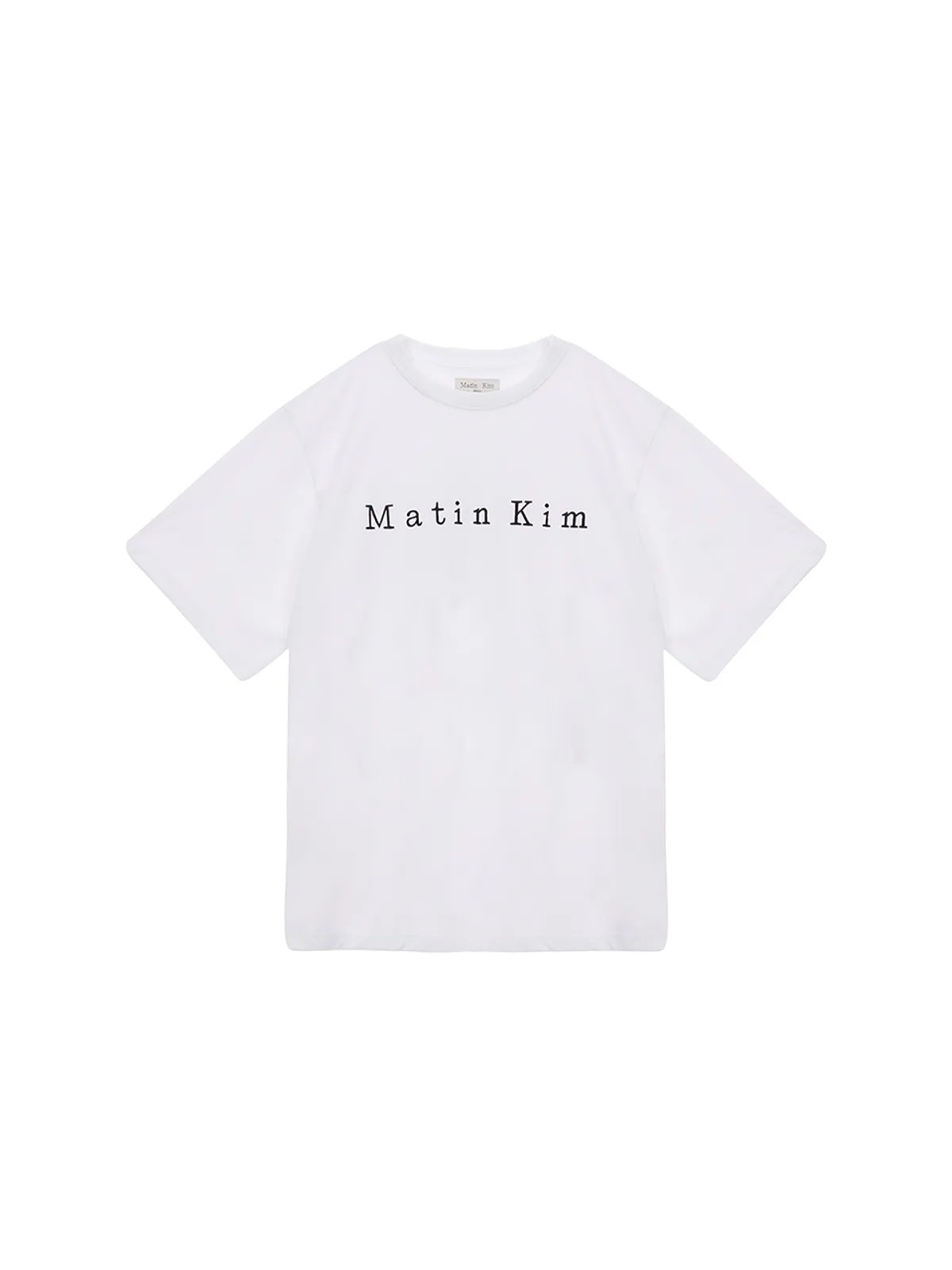 MATIN KIM 刺繡LOGO短袖T恤