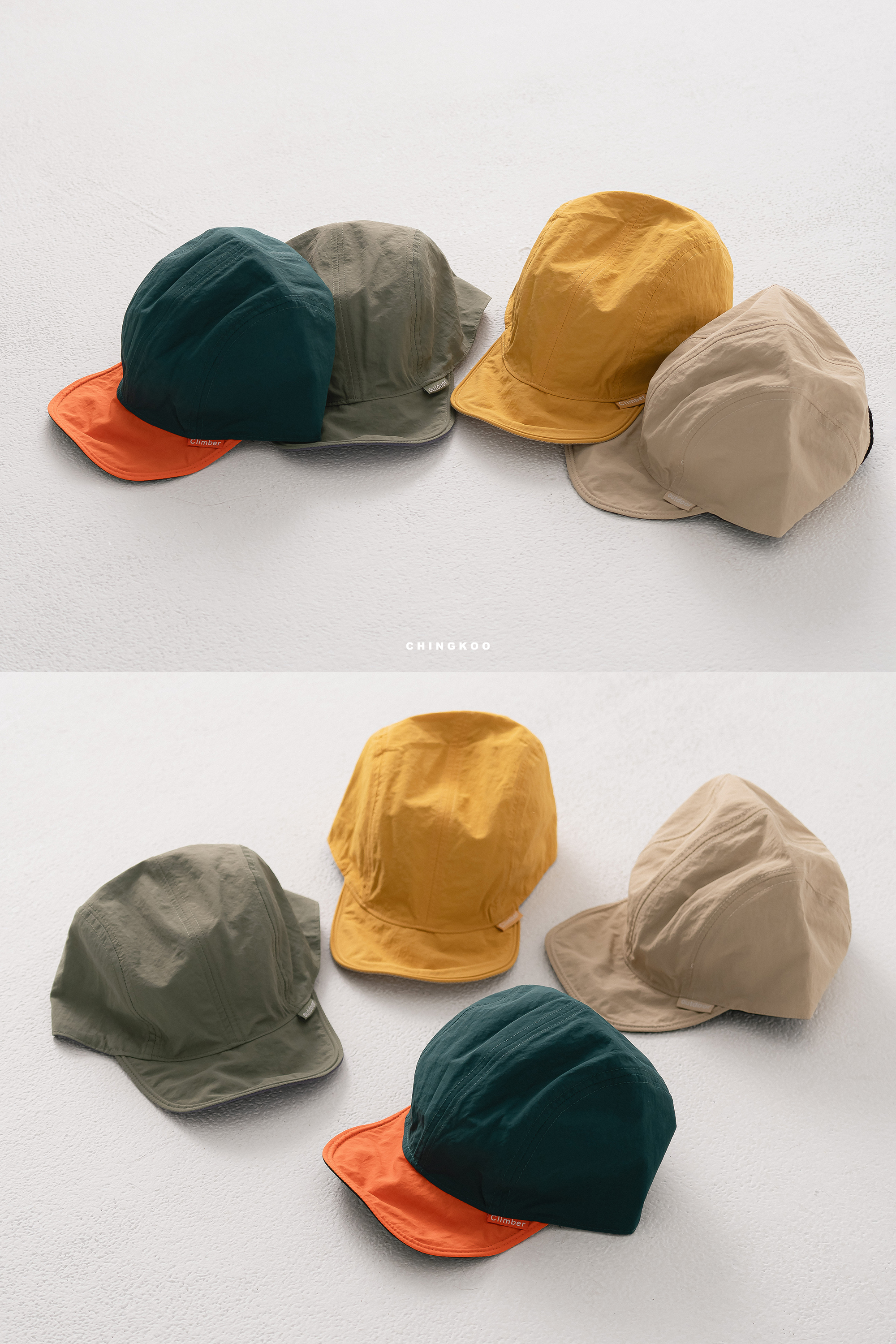 機能雙面兩戴鴨舌帽 4色