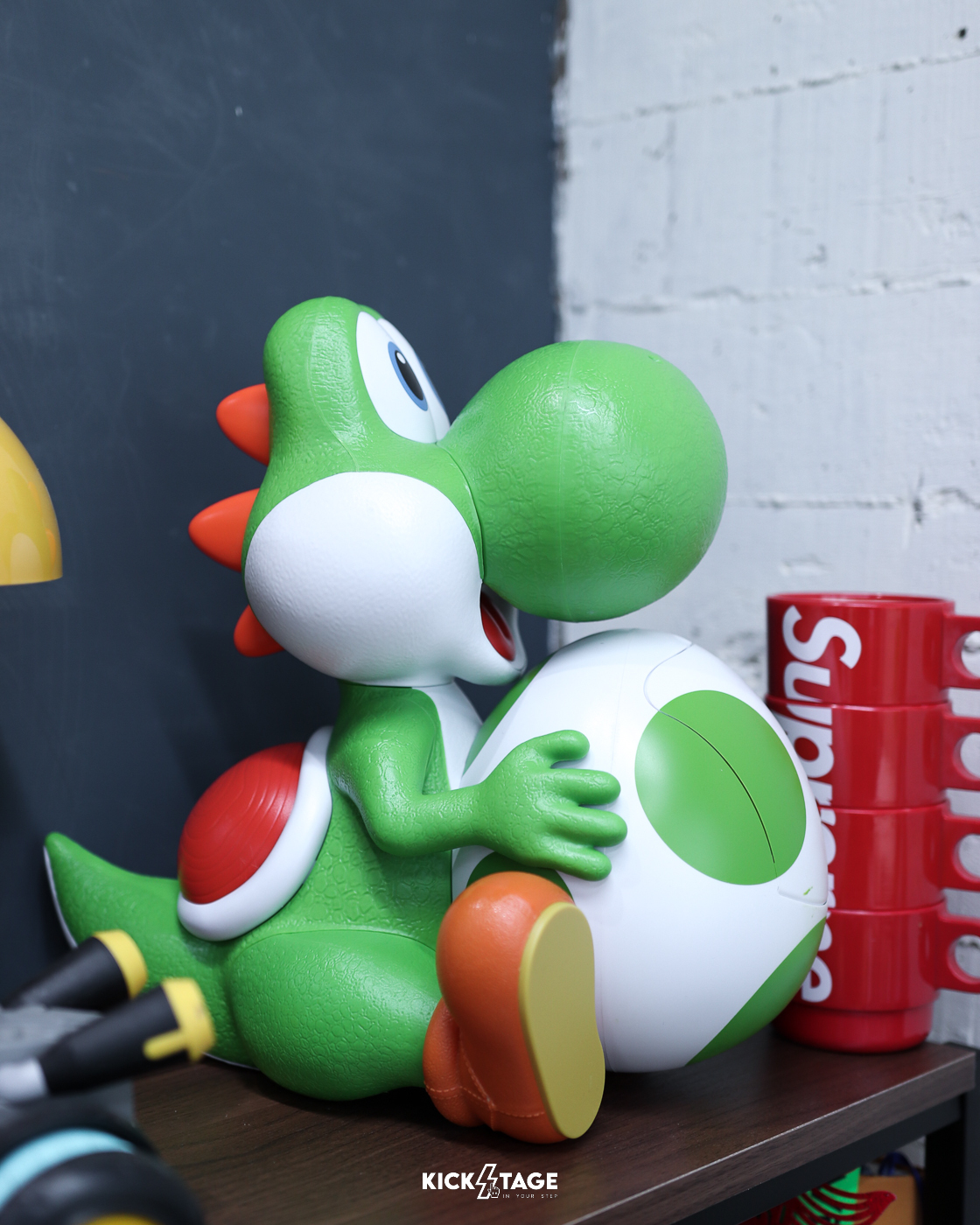 SUPER MARIO YOSHI POPCORN BUCKET 任天堂 銀河瑪利歐 樂園 爆米花筒 置物盒 耀西【SM004-YOSHI】