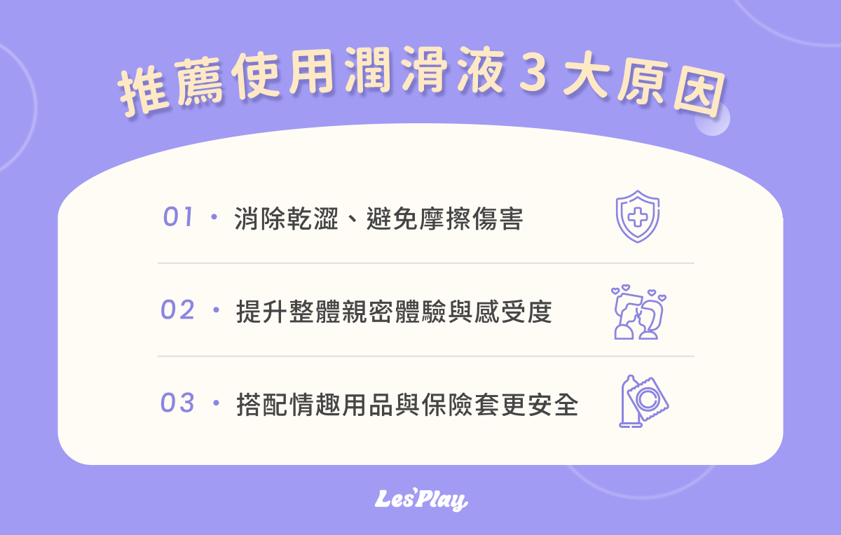 推薦使用潤滑液 3 大原因