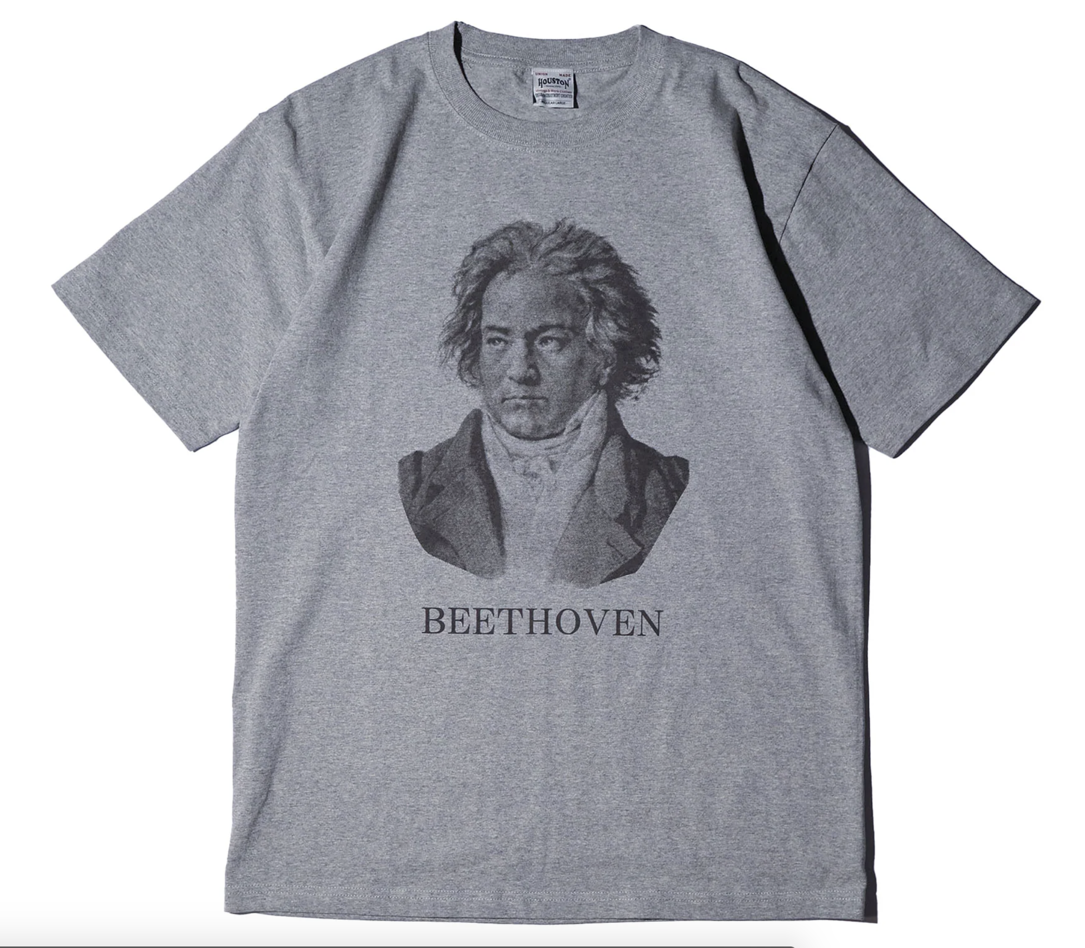 HOUSTON / HIGH MESH PRINT TEE (BEETHOVEN)