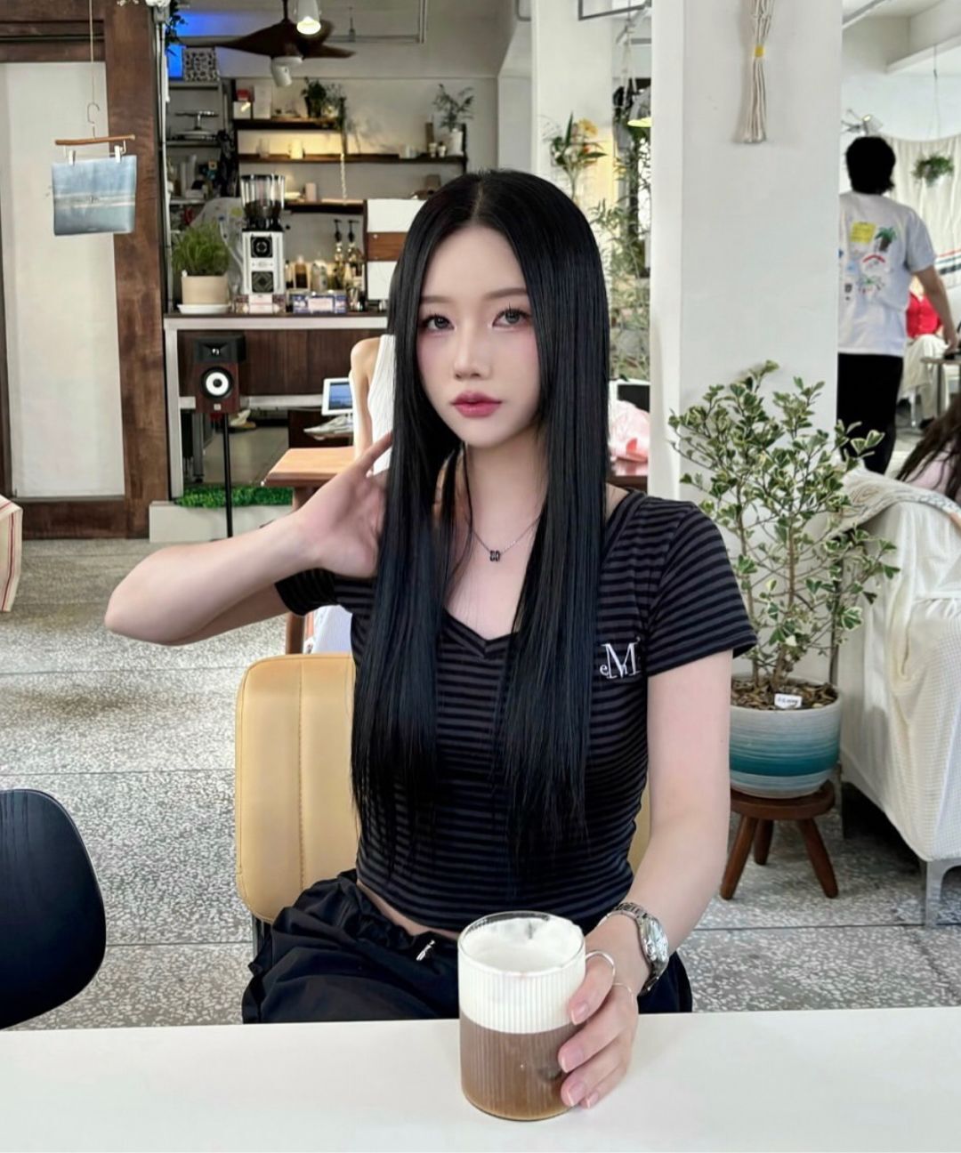 #預購 🇰🇷韓國26春夏 MUCENT V領條紋短袖 M26