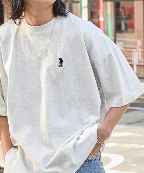 <限時48小時免運>U.S. POLO ASSN. 日本限定 小Logo 刺繡 圓領 重磅 短袖 短Tee 7色