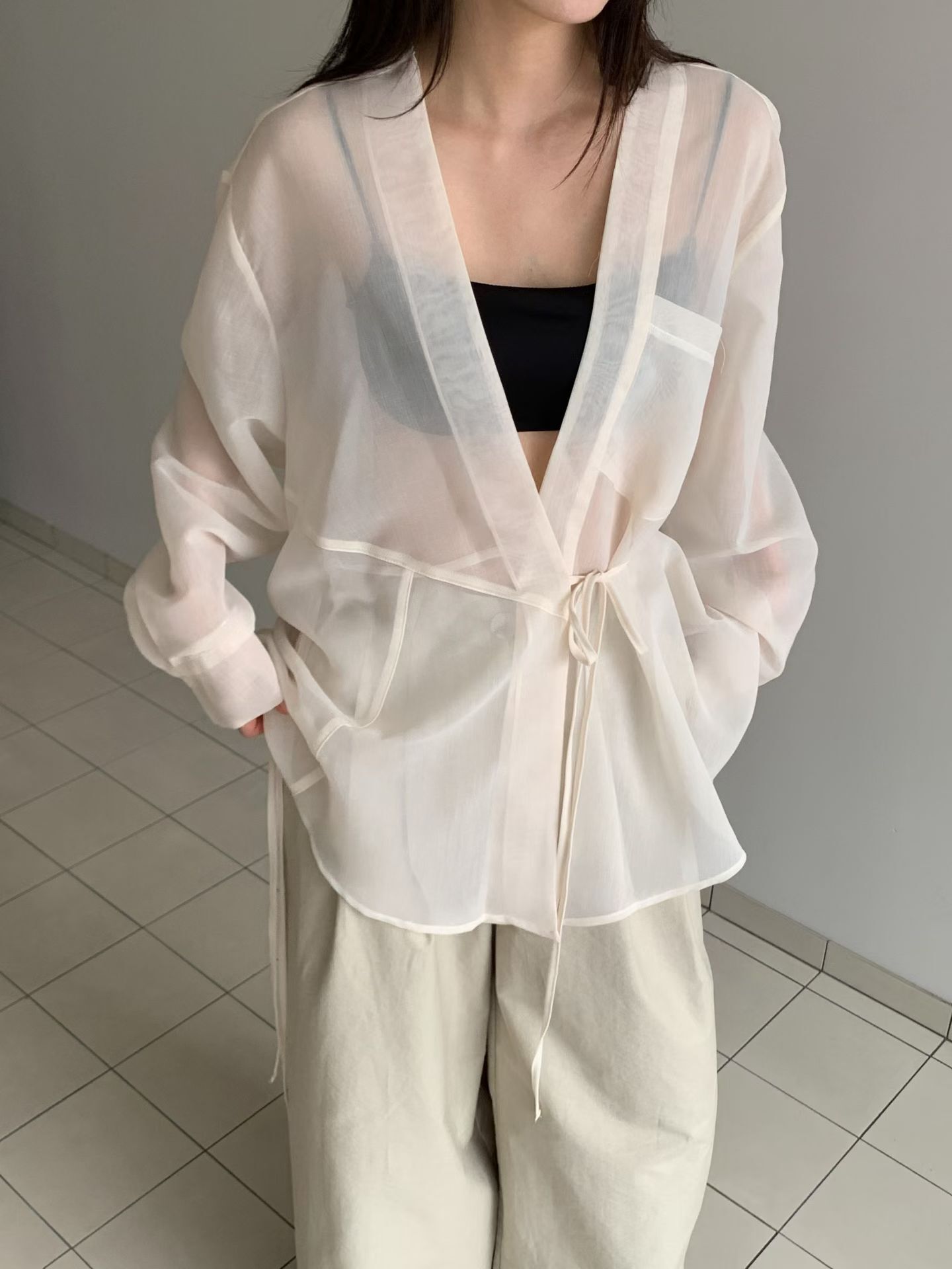 VV2608 See Through Long JK