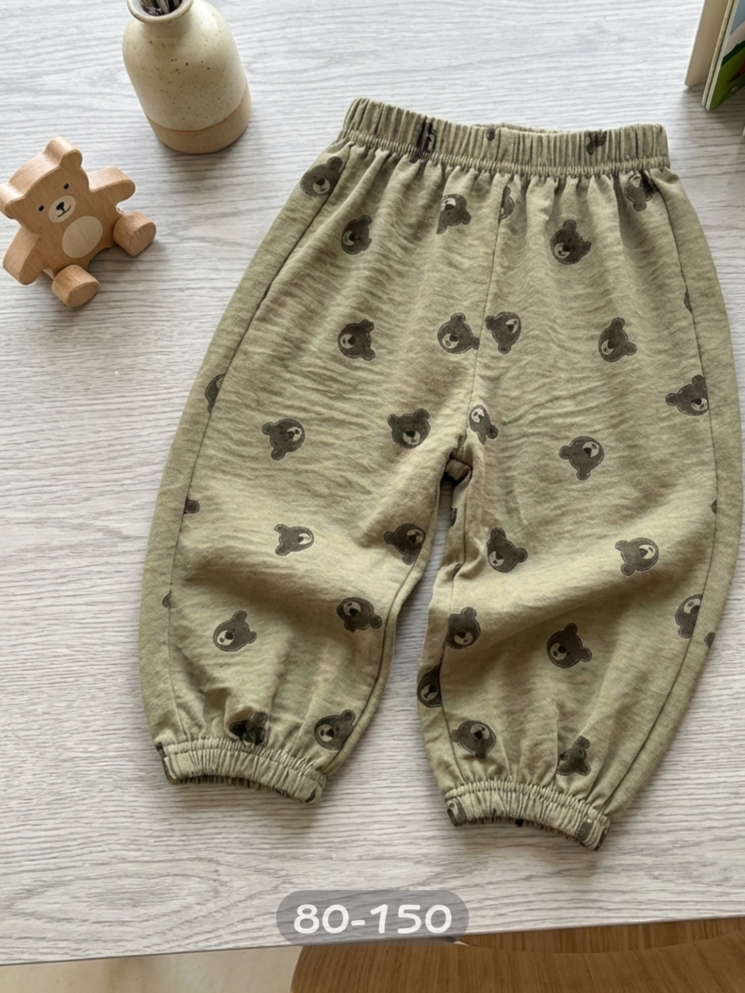 墨綠小熊 防蚊褲