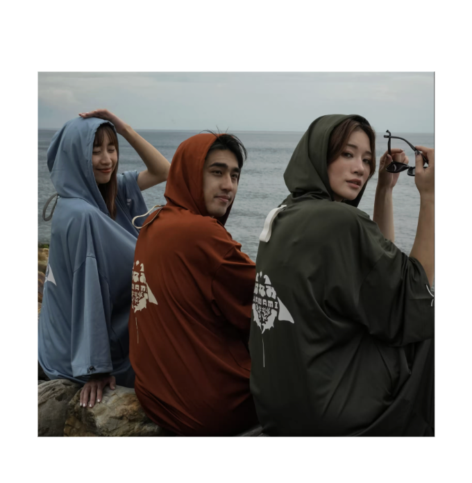 ▲Hanami ocean lover極輕抗UV抗污收納快乾衣