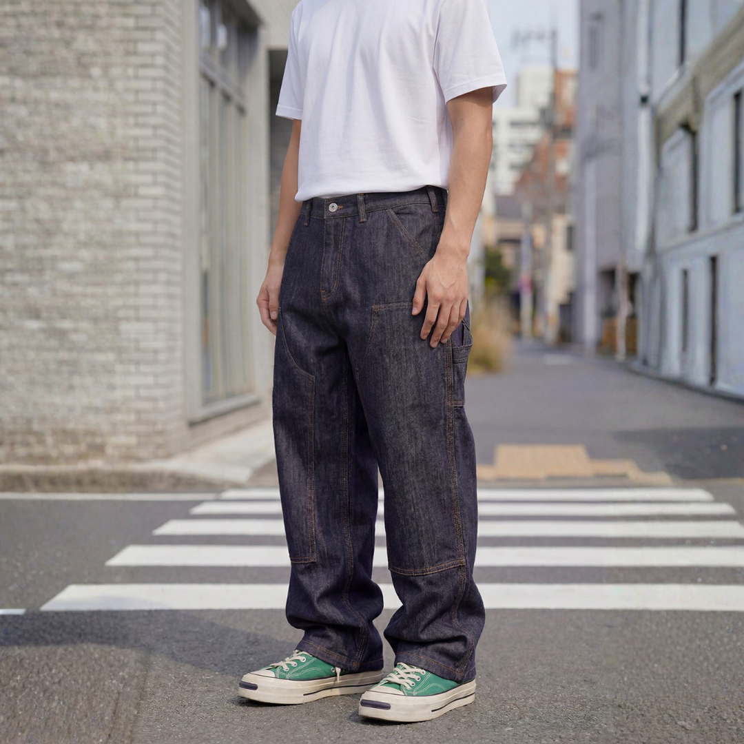 超舒適萊賽爾原色B01雙膝工作褲