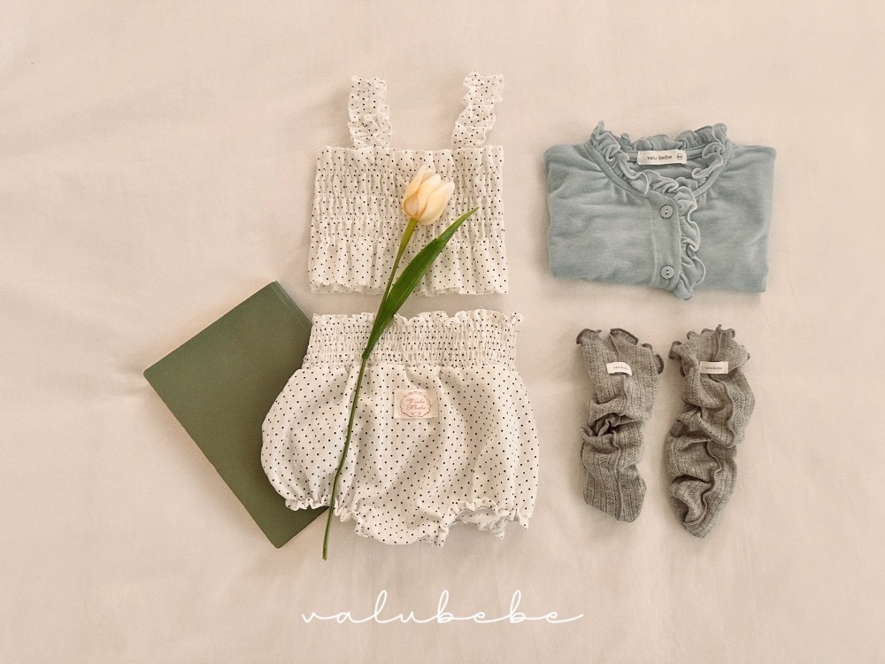 Valubebe 抓褶娃娃背心 / 2色