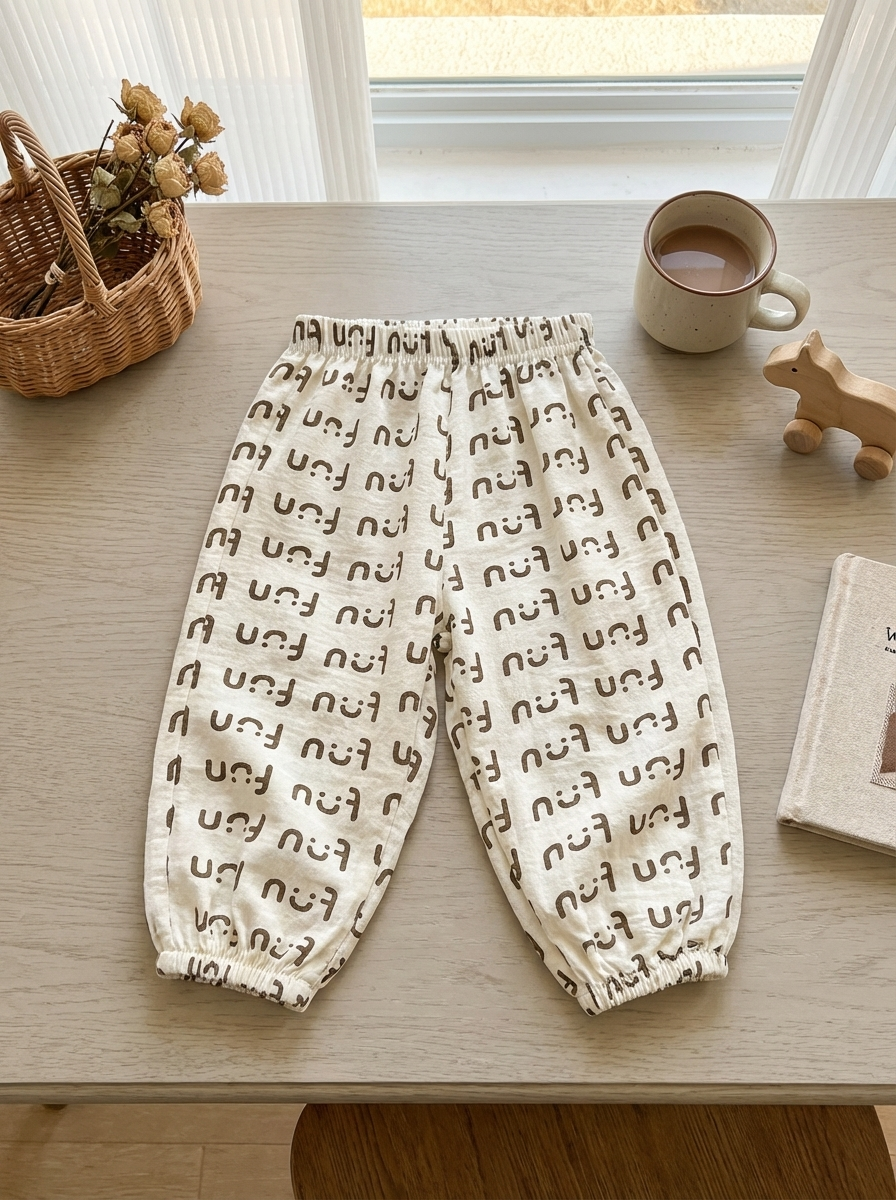 米色微笑FUN 防蚊褲