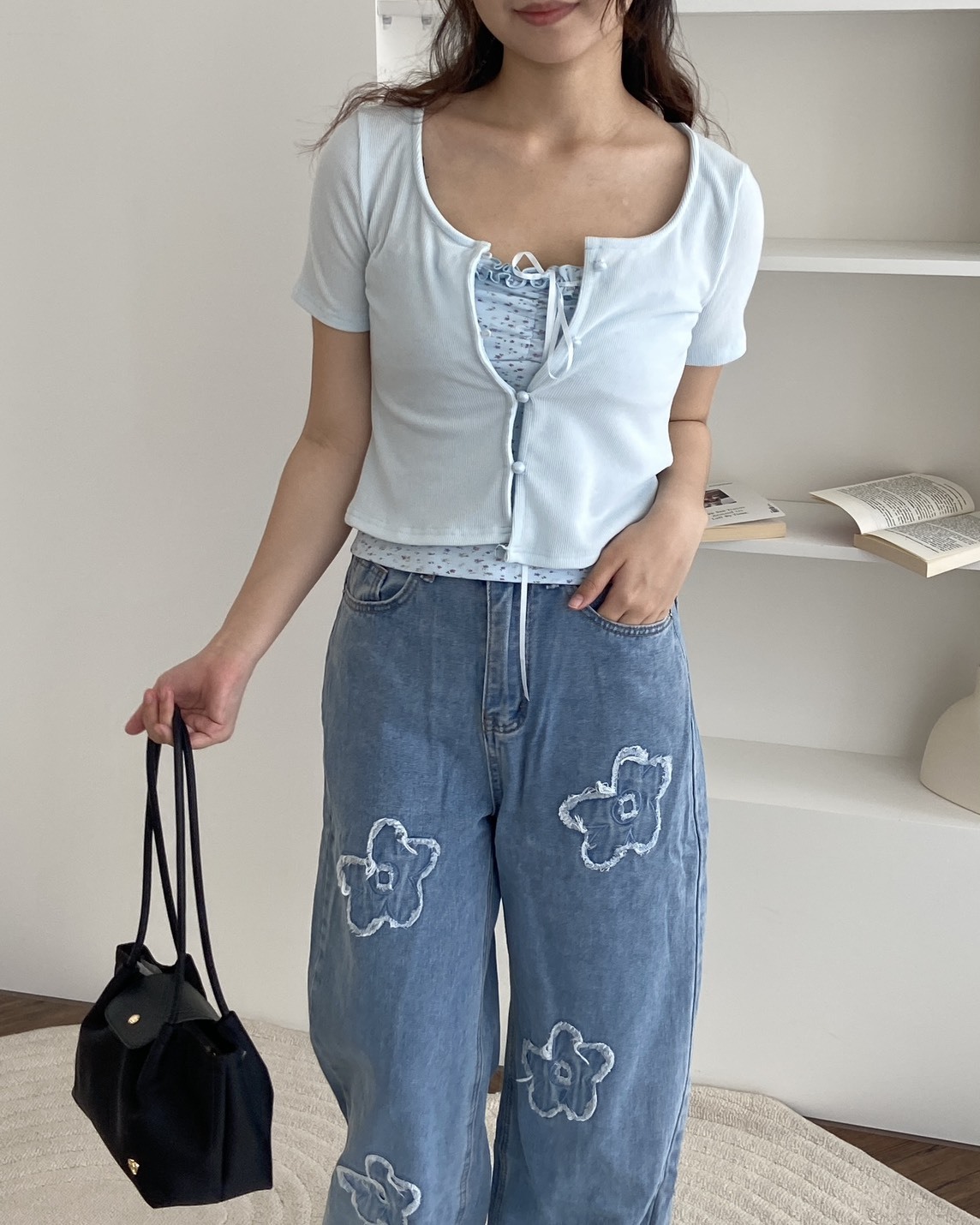 法朵Fado shop｜法式田園小碎花背心SET 9265005 四色