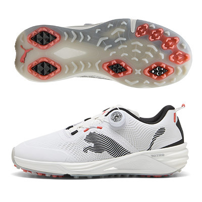 PUMA Shadowcat NITRO 2.0 DISC 男鞋(無釘) #312991-01 ,白/黑