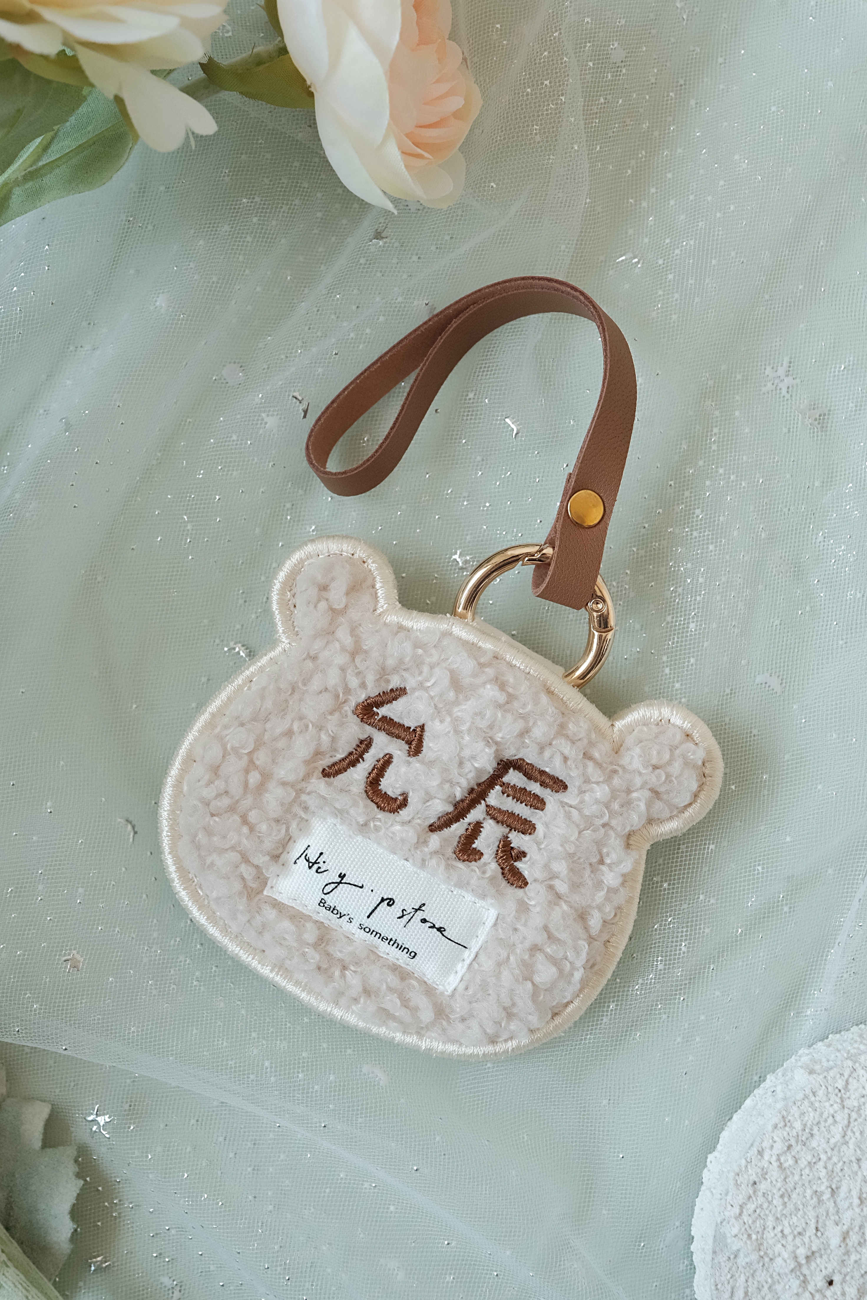 Hi Y.P store-刺繡萬用皮飾-獨家設計-派對熊同款