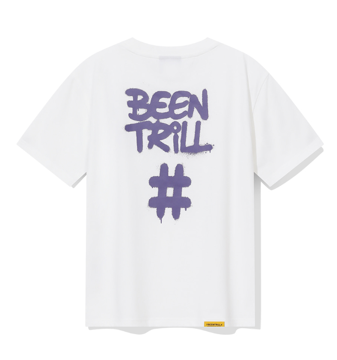 【直播】BEENTRILL LX0415611 女裝噴繪LOGO短袖上衣 (BA262TS505)