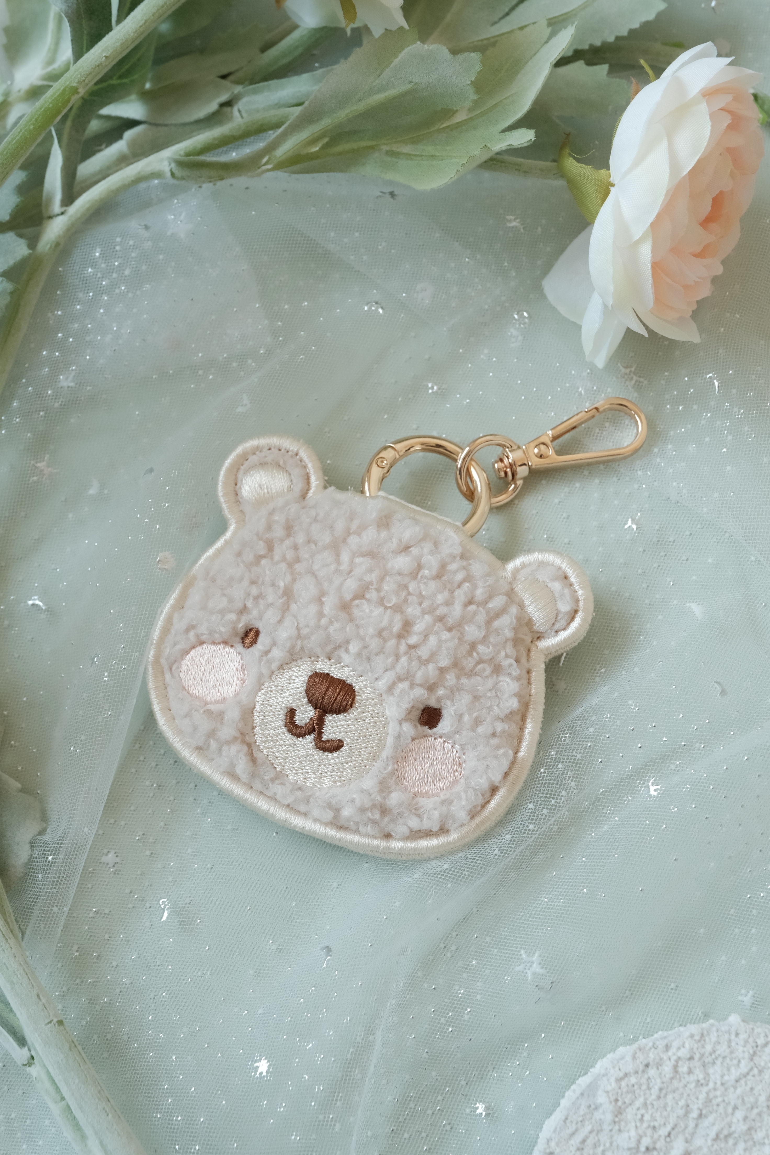 Hi Y.P store-刺繡鑰匙圈-獨家設計-派對熊同款