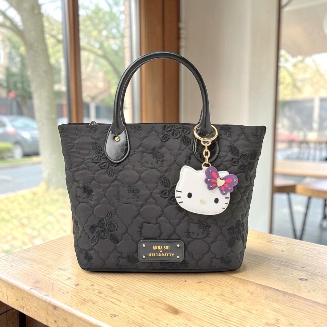 26079-KT Sanrio Hello Kitty x Anna Sui 聯乘玫瑰雅緻兩用袋