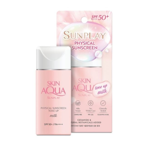 萬秀雷敦 Sunplay Skin Aqua 純物理礦物防曬調色乳液 SPF50+ 面部專用 50ml
