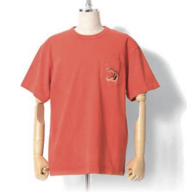 HOUSTON /  PIGMENT U.S.COTTON PRINT TEE (TIGER)