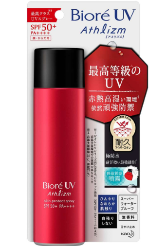 Biore 極防水防曬噴霧 清涼輕盈質感 SPF50+ 90g