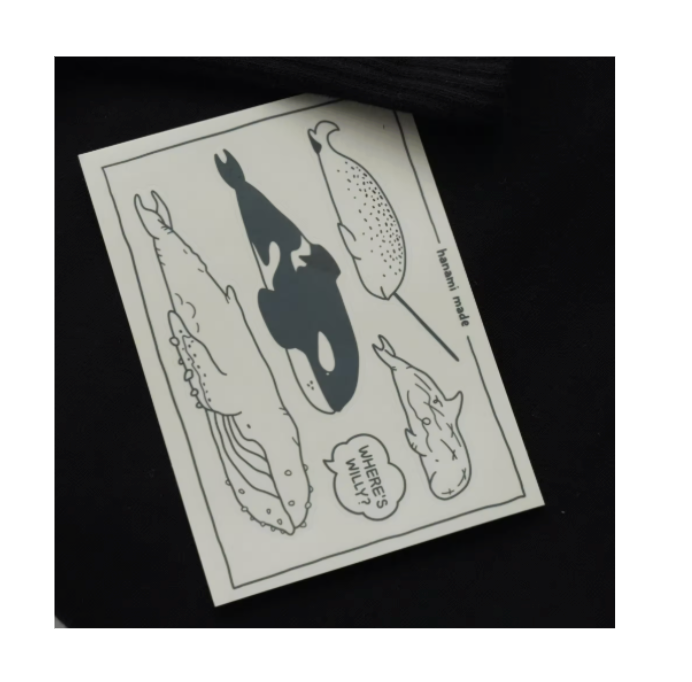 ※Hanami 海人專屬貼紙-尋找威利圖鑑 防水貼紙