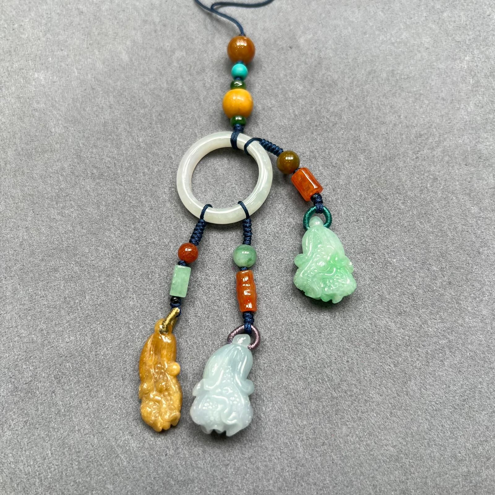 SD166 三色三彩罕見掛件