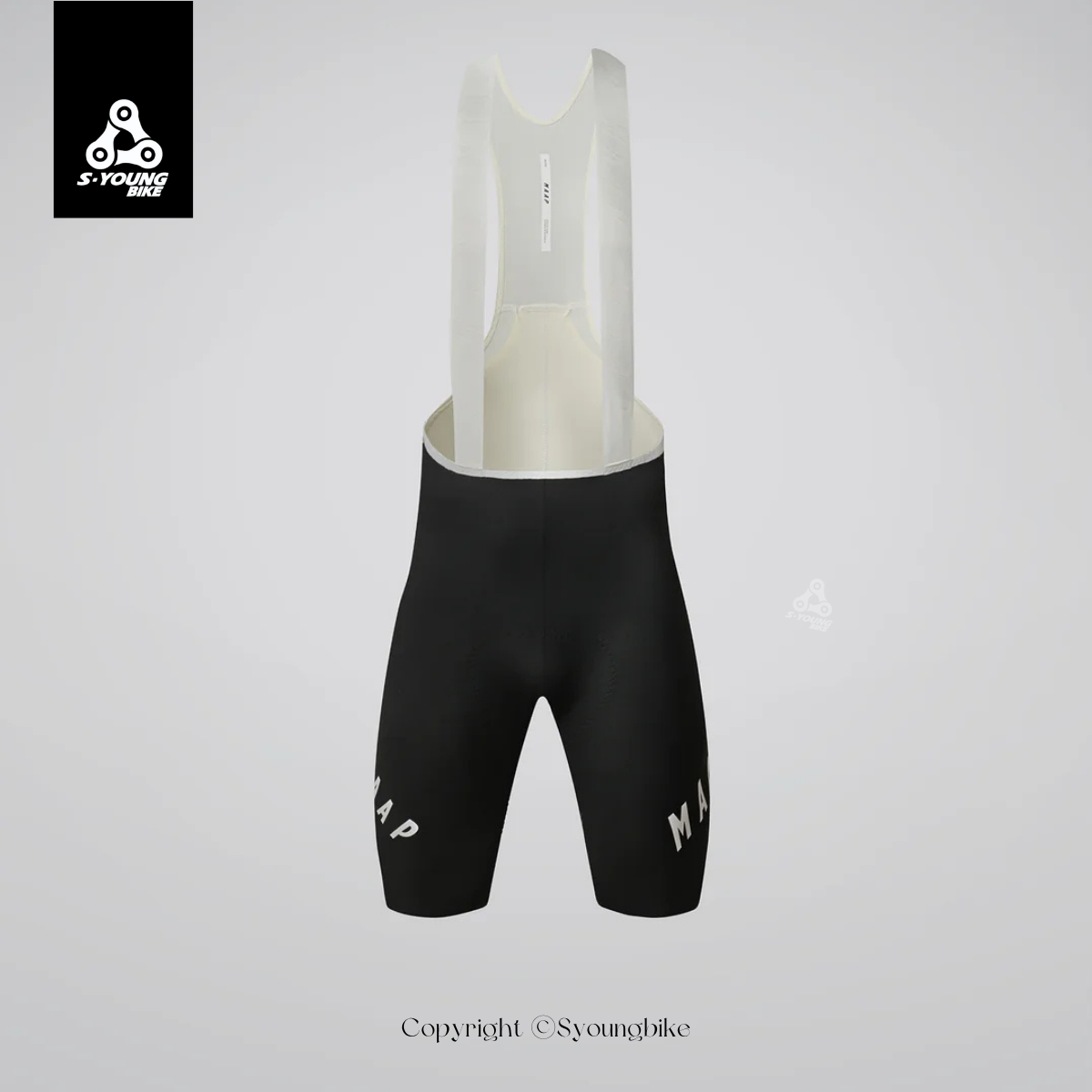 【MAAP】Apex Aeon 男吊帶短車褲 / Black White 黑白