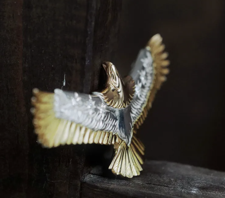 玫瑰金間金鷹Eg-02 w/ diamond x6*