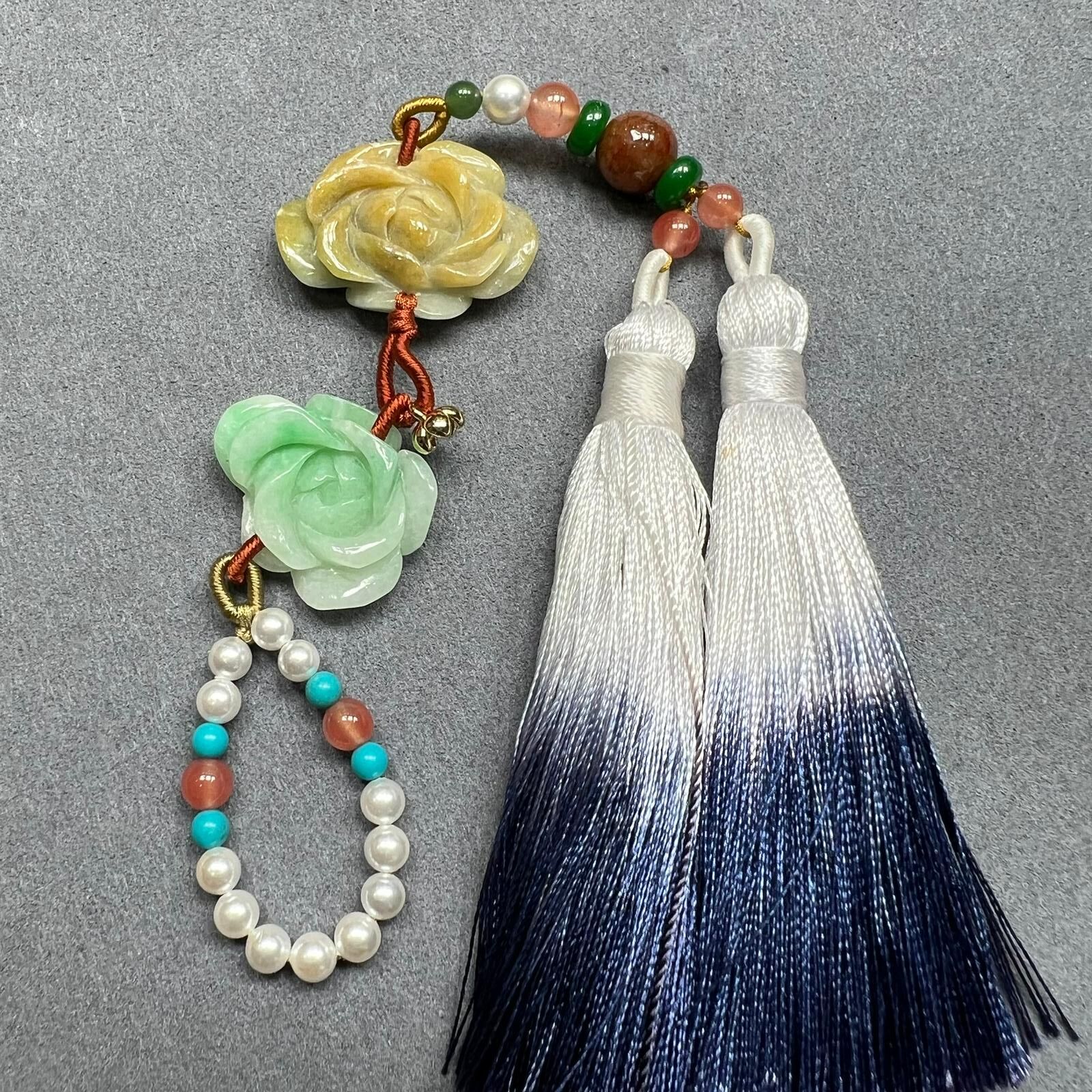 SD176 黃加綠罕見掛件