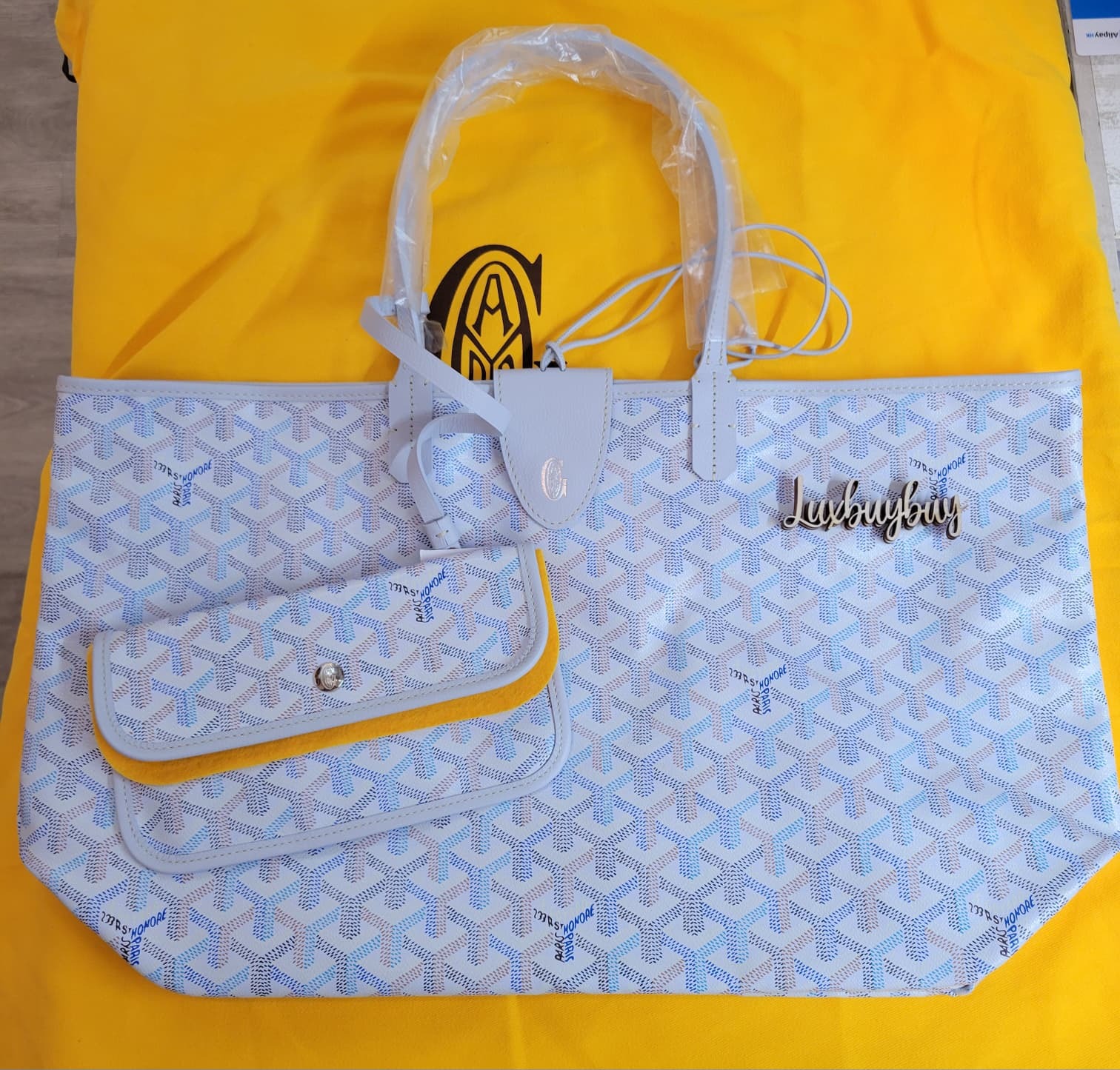 GOYARD ST LOUIS BLEU POLAIRE MULTICOLOR MAGNET PM 極地藍色