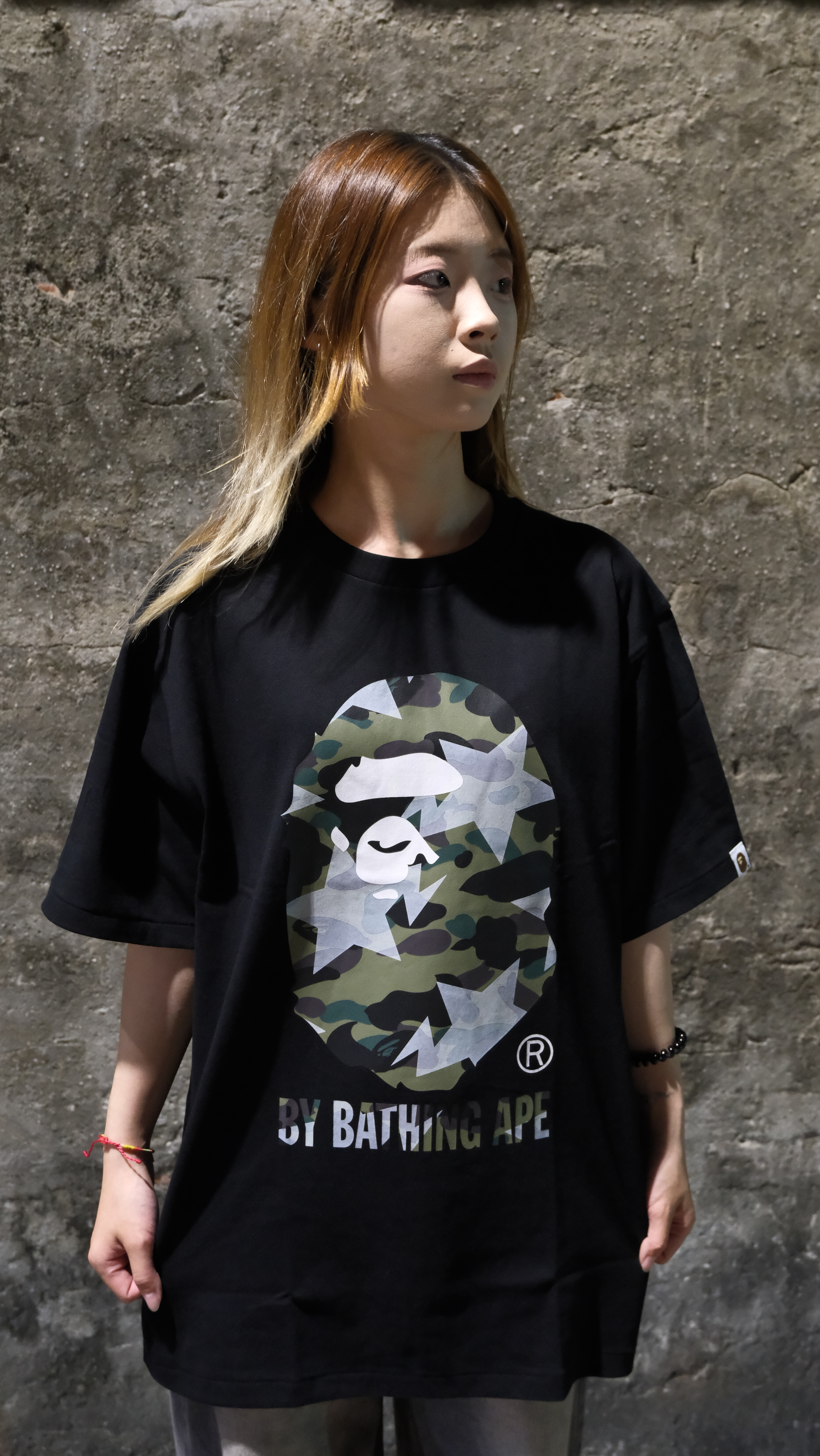 BAPE SS26 滿天星 迷彩 猿人頭 短Tee 1M30110023