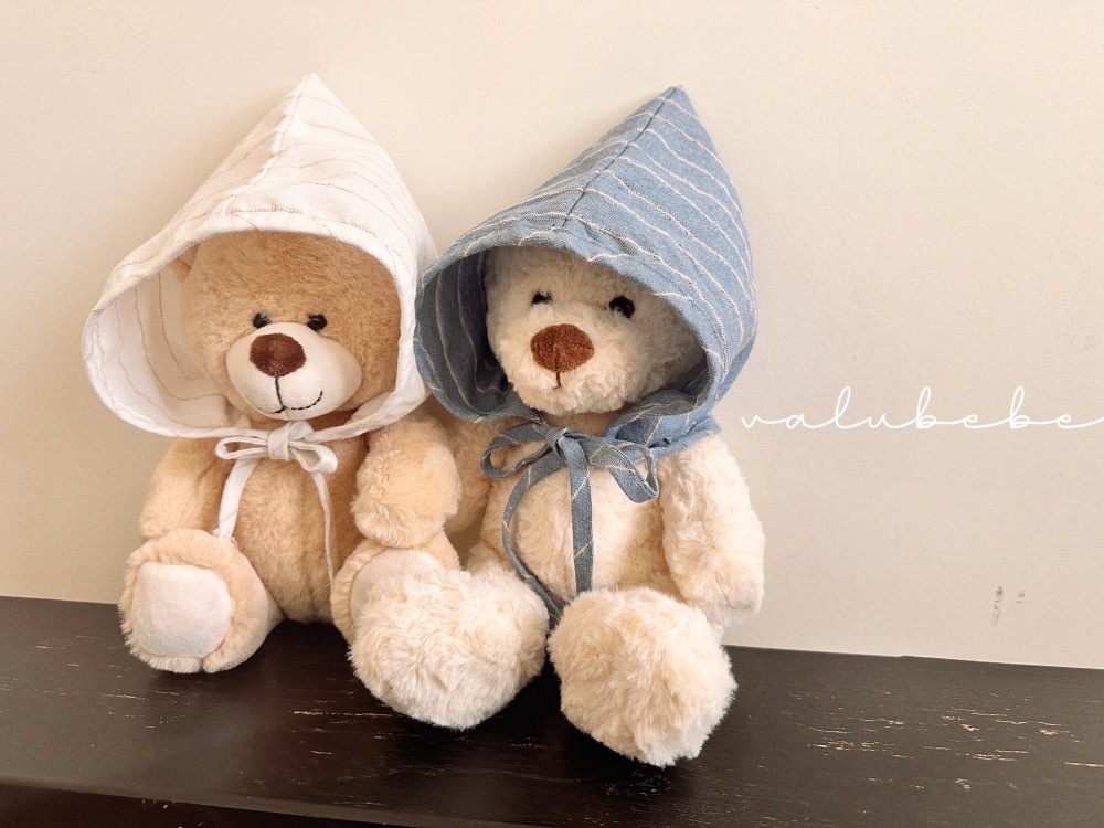 Valubebe 條紋寶寶綁帶帽 / 2色