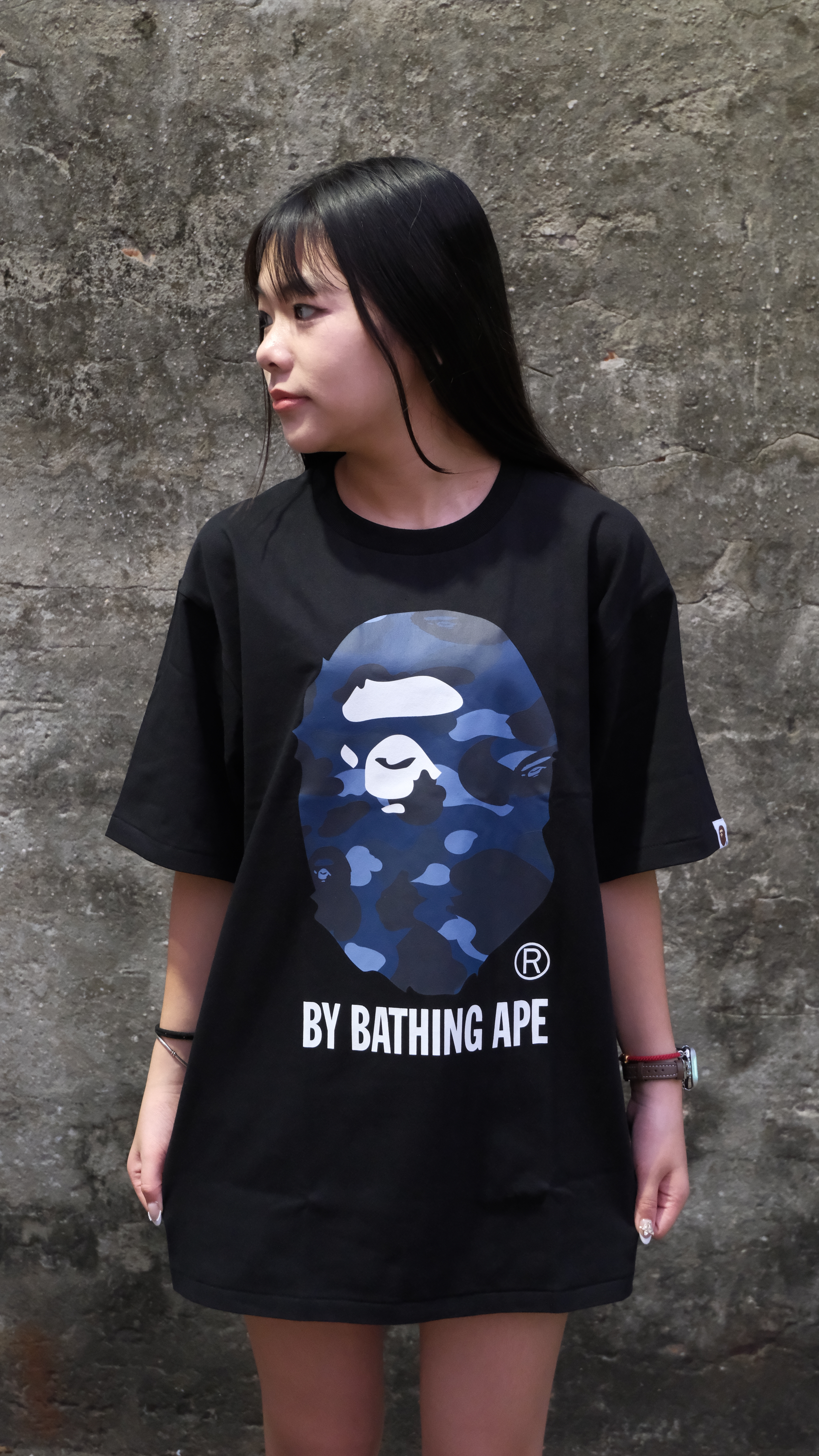 BAPE SS26 迷彩 猿人頭 短Tee 1M30110020