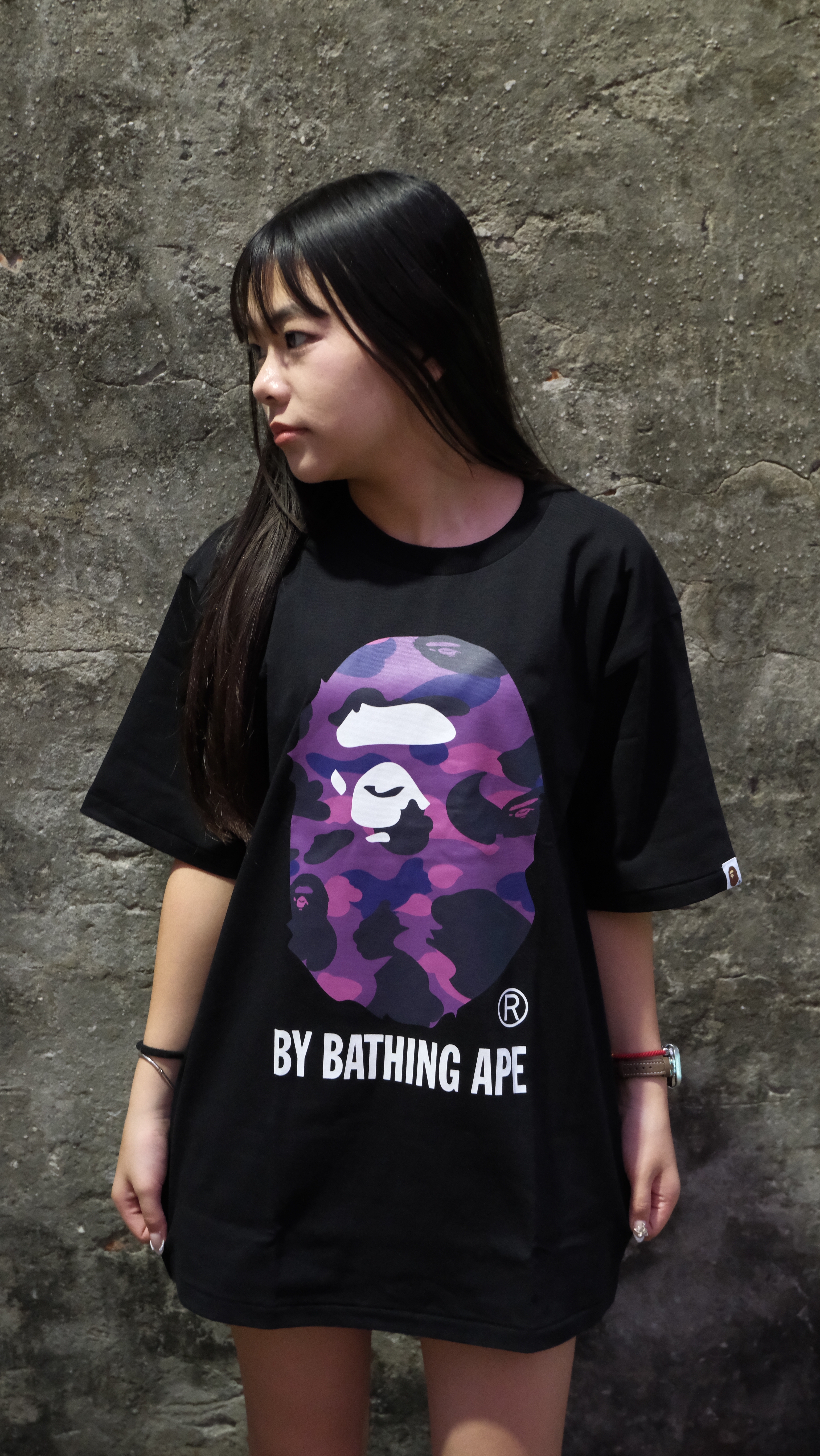 BAPE SS26 迷彩 猿人頭 短Tee 1M30110020