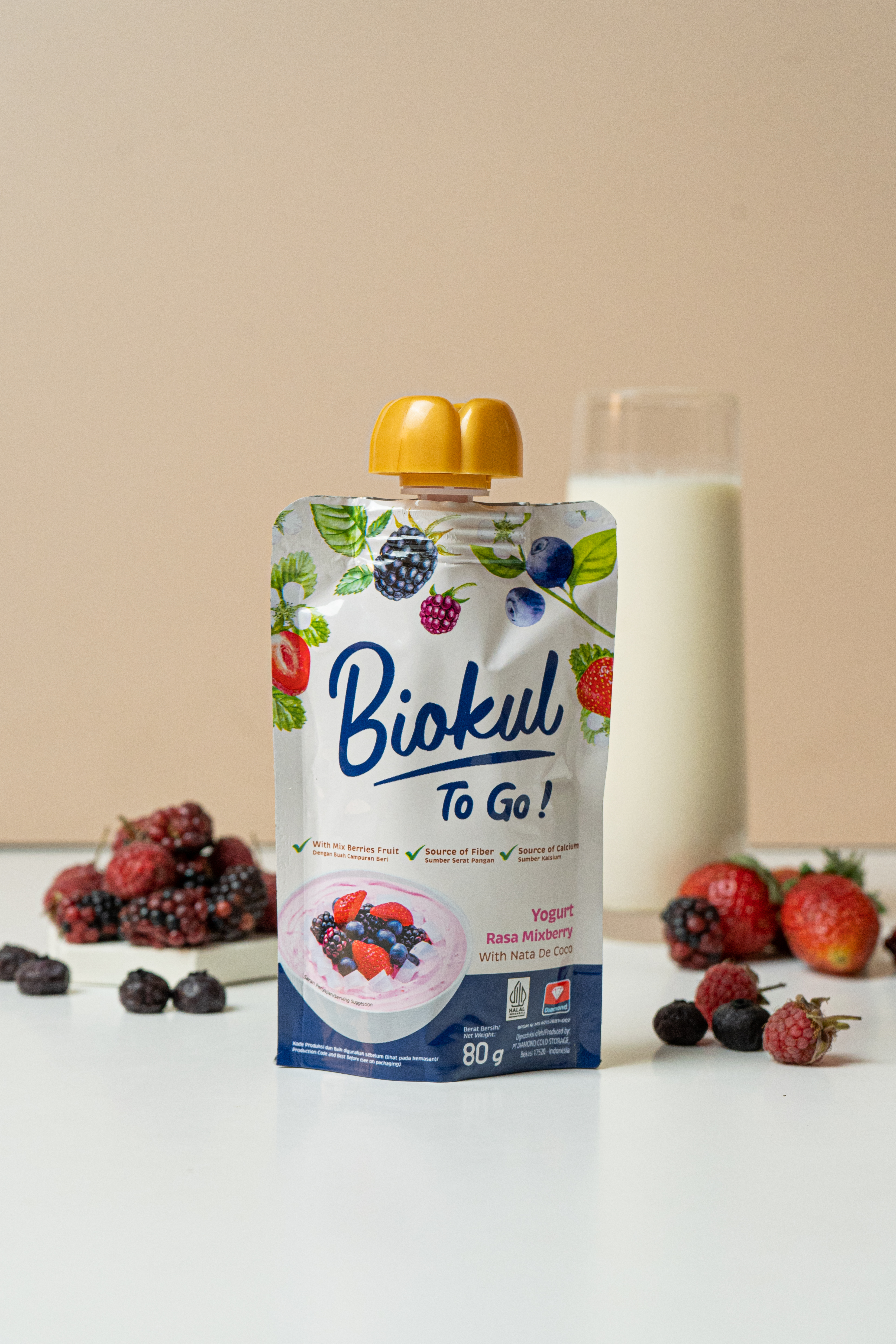 YF078 To Go Yogurt 雜莓唧唧乳酪 80g (1箱12支) EXP:2026.06