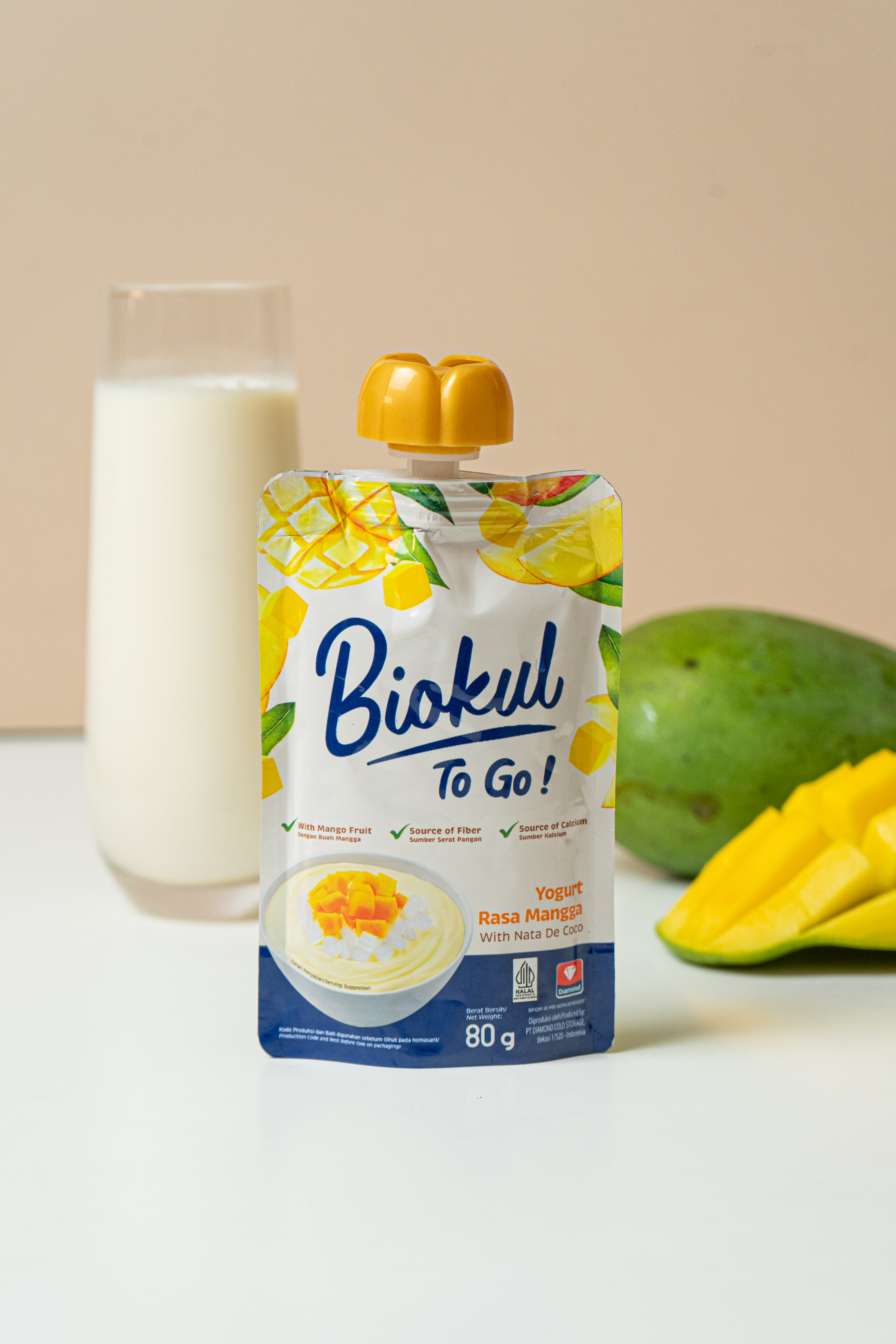 YF075 To Go Yogurt 芒果唧唧乳酪 80g (1箱12支) EXP:2026.06