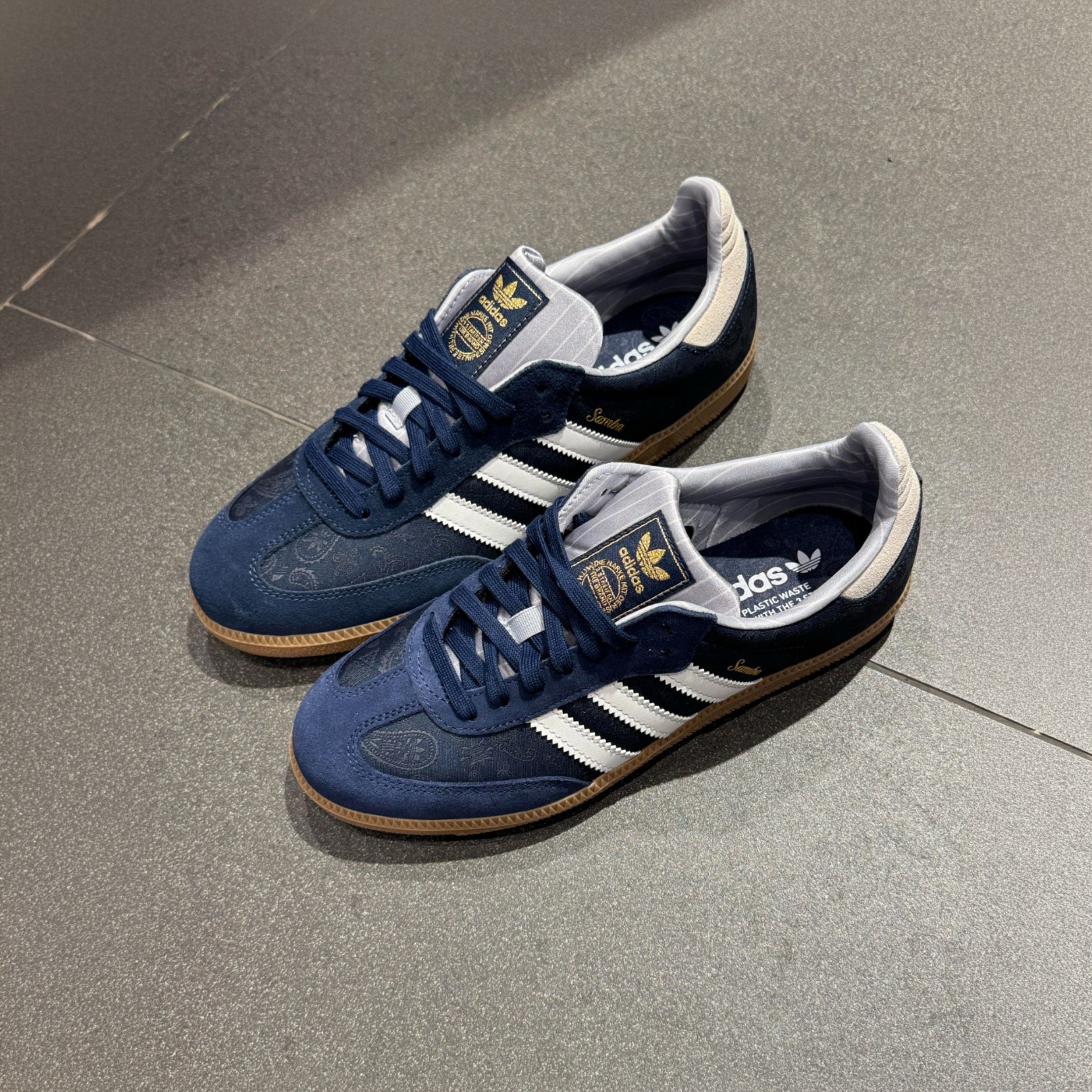 NICEDAY 代購 Adidas originals SAMBA OG 藍白 德訓鞋 春季 熱銷 KZ7551