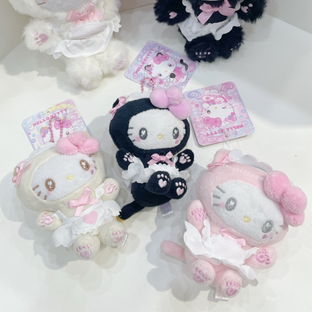 SANRIO 三麗鷗 貓貓女僕 絨毛吊飾 兩款 貓咪 HELLO KITTY