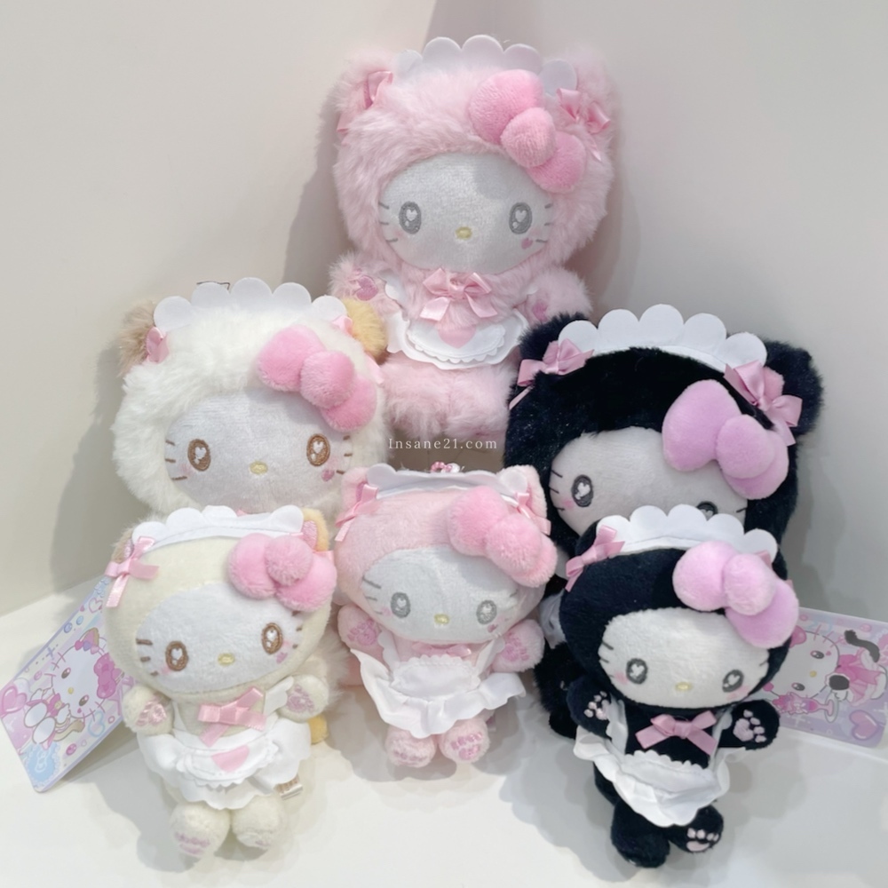 SANRIO 三麗鷗 貓貓女僕 絨毛吊飾 兩款 貓咪 HELLO KITTY