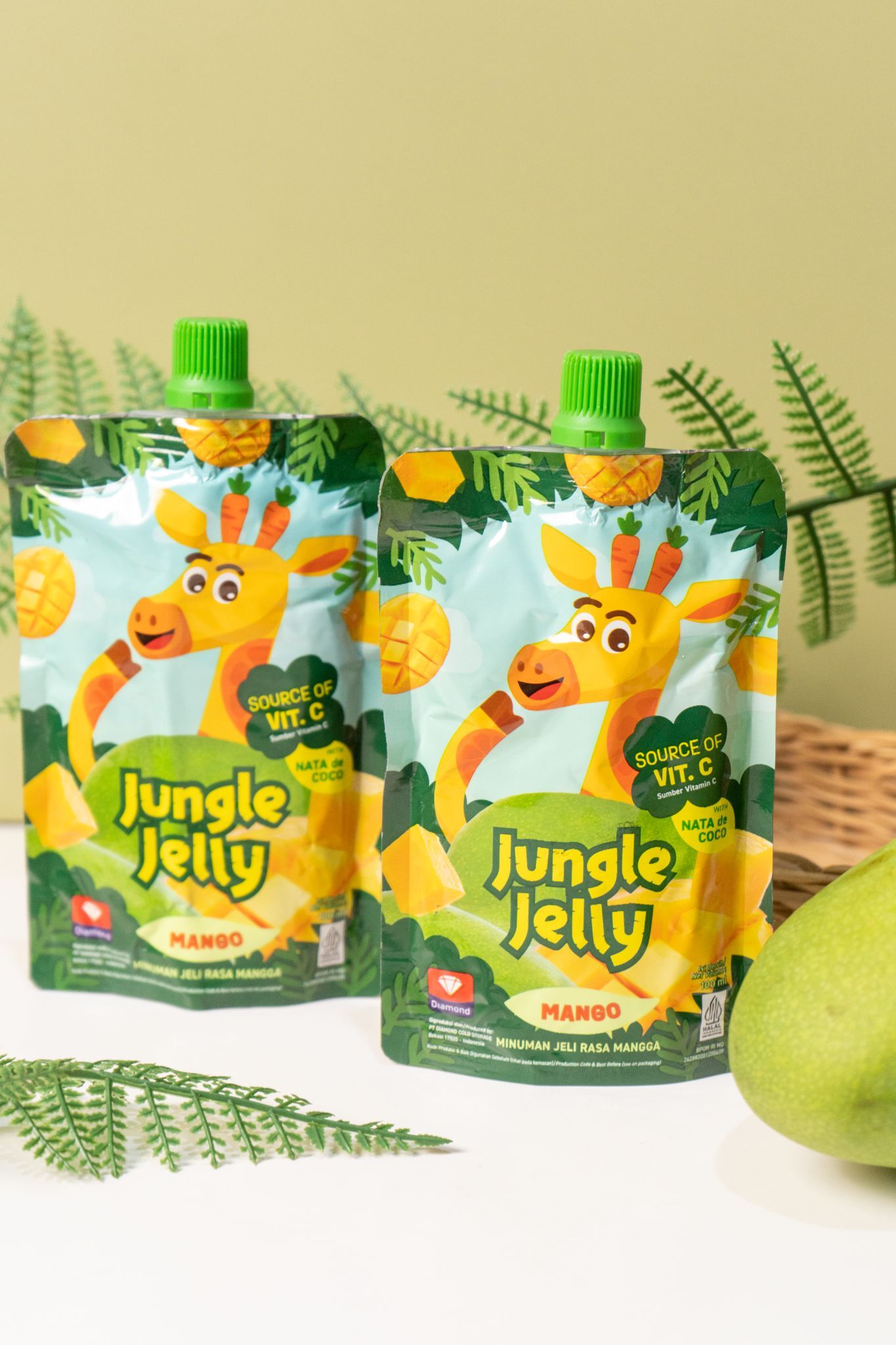 YF064 唧唧芒果果汁啫喱 100ml (1箱12支) EXP:2026.06