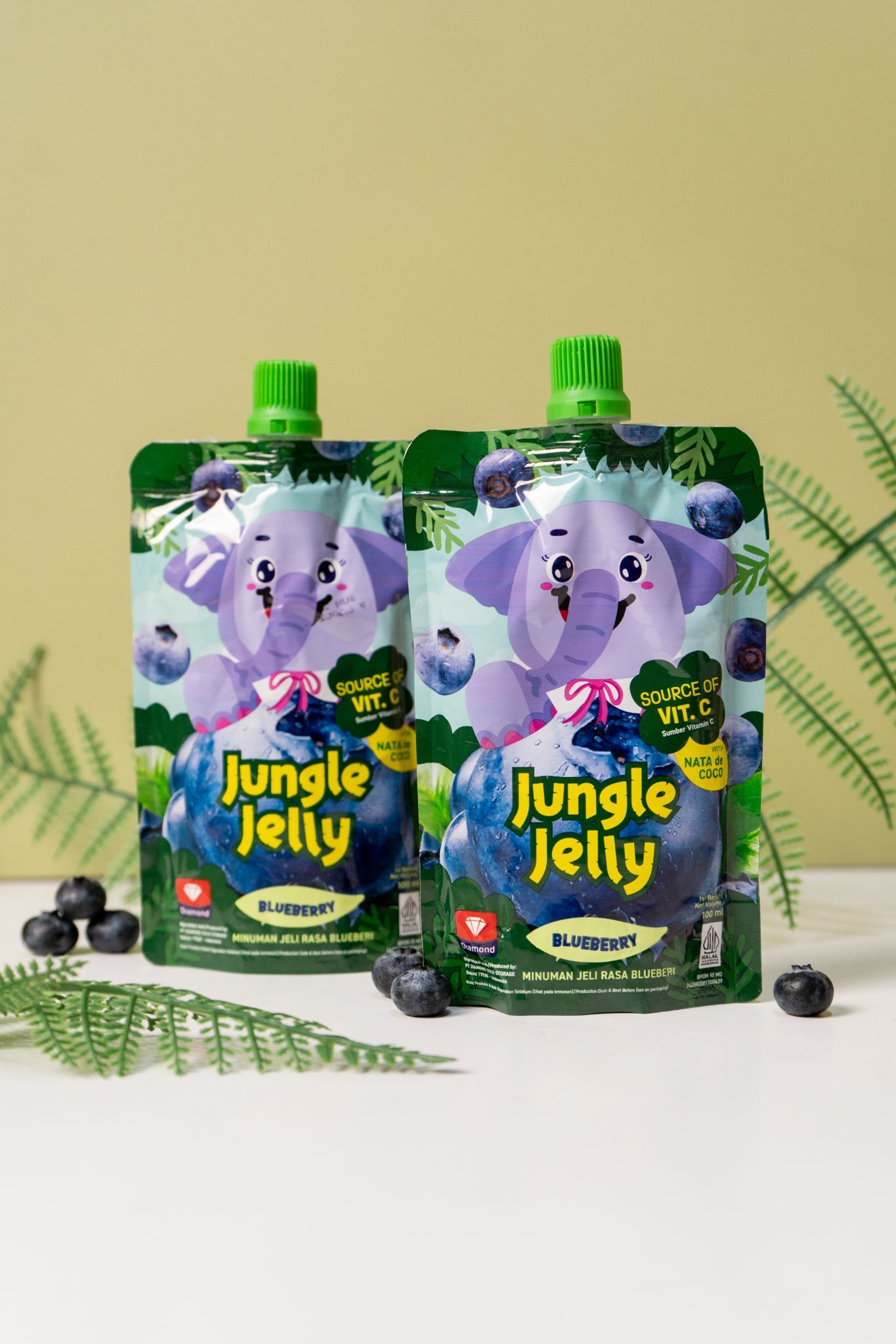 YF063 唧唧藍莓果汁啫喱 100ml (1箱12支) EXP:2026.06