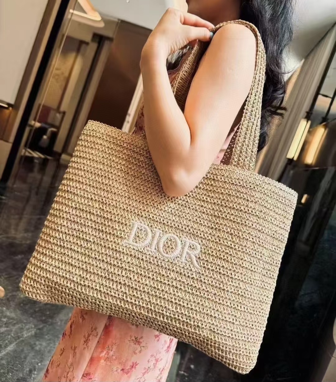 DIOR beauty Tote 贈品 上肩袋
