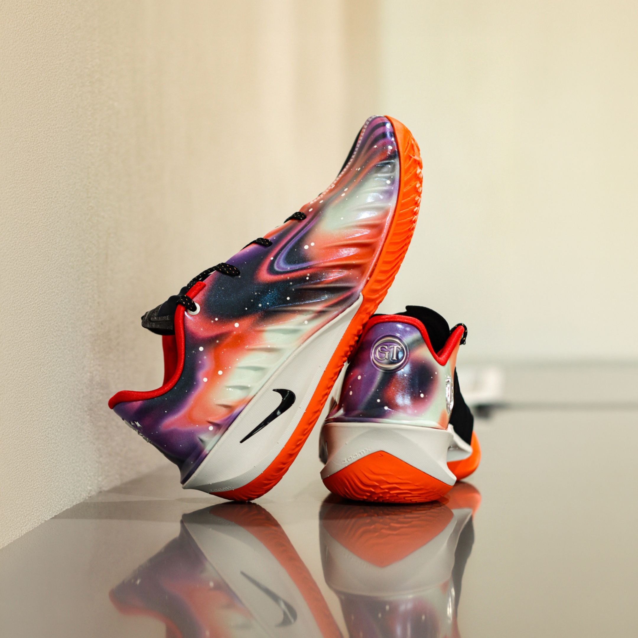 NICEDAY 代購 Nike GT Cut 4 EP 黑紫紅 星空 銀河 舒適 抓地 籃球鞋 IU2031-060