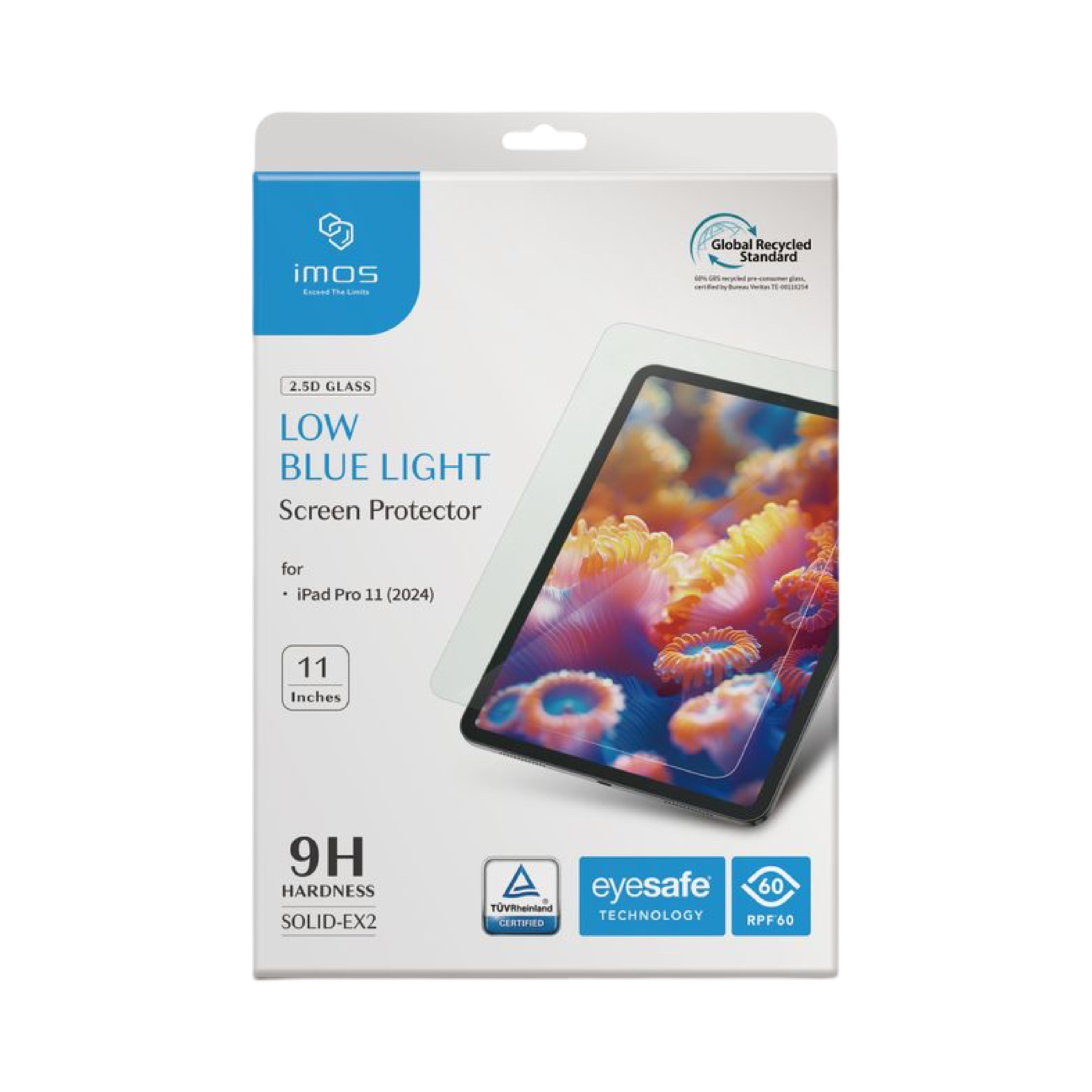 IMOS iPad 系列 德國萊因認證RPF60低藍光螢幕保護貼