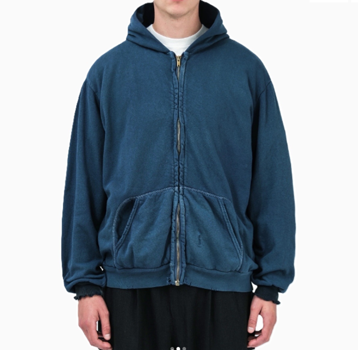 RE-STOCK: A.PRESSE 2026 VINTAGE LIGHT WEIGHT SWEAT HOODIE (26SAP-05-07) - BLUE PRE ORDER ITEM (預訂中)