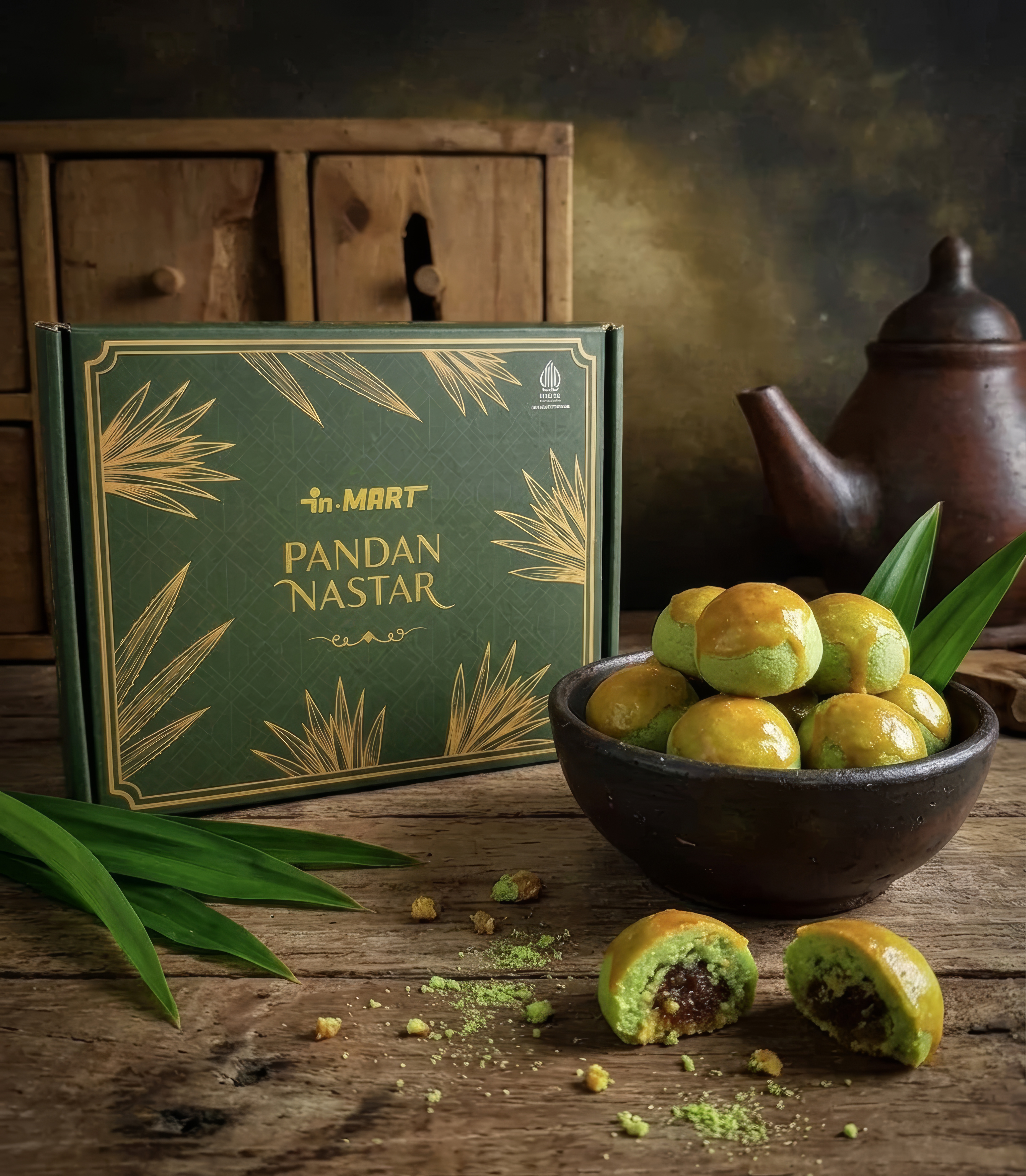 YF008 印尼斑斕鳳梨酥 30pc/盒