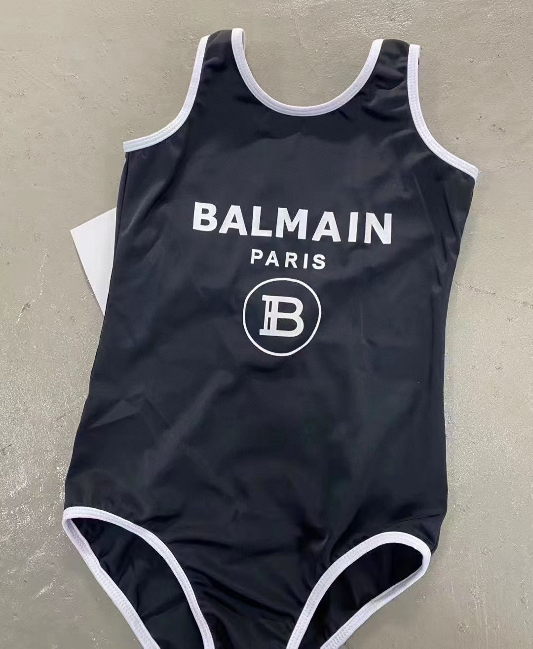 Balmain kids 黑色 泳衣