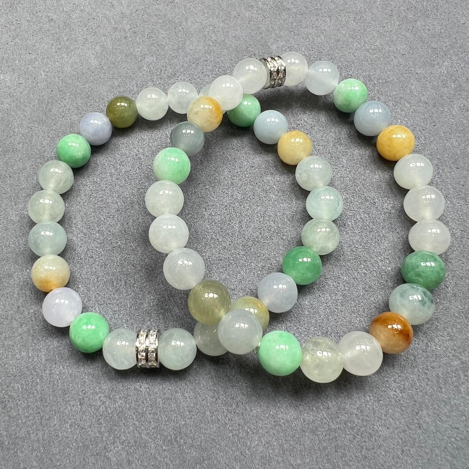 SD200 翡翠多寶diy手串 約8mm (BJ736) **連證書