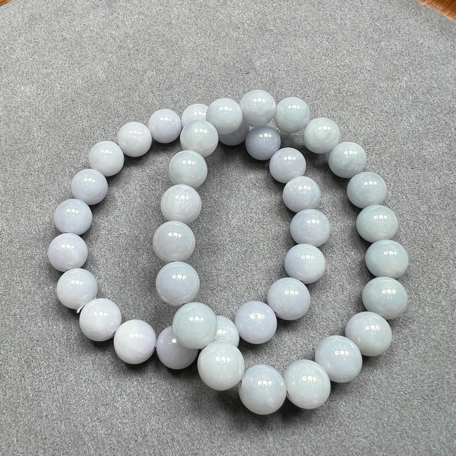 SD206 紫翡翠圓珠手串 約9mm (BJ742) **連證書