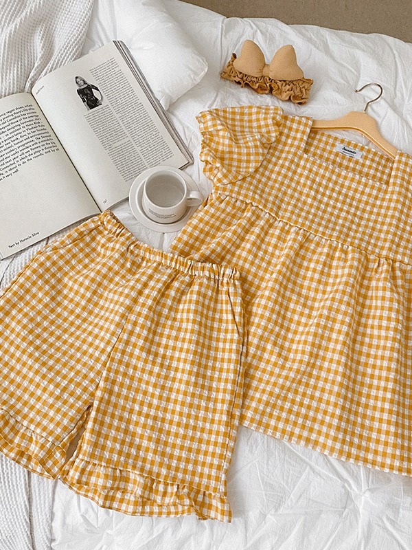 [9,000件熱銷] Juuneedu｜[短袖睡衣]（☁️關鍵字J206)